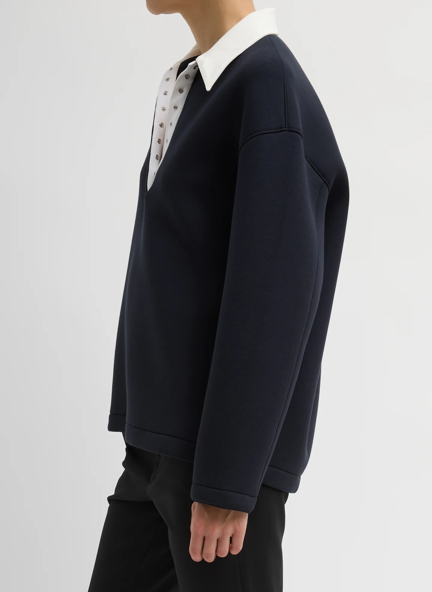 Bonded Viscose Sculpted Polo - Image 3