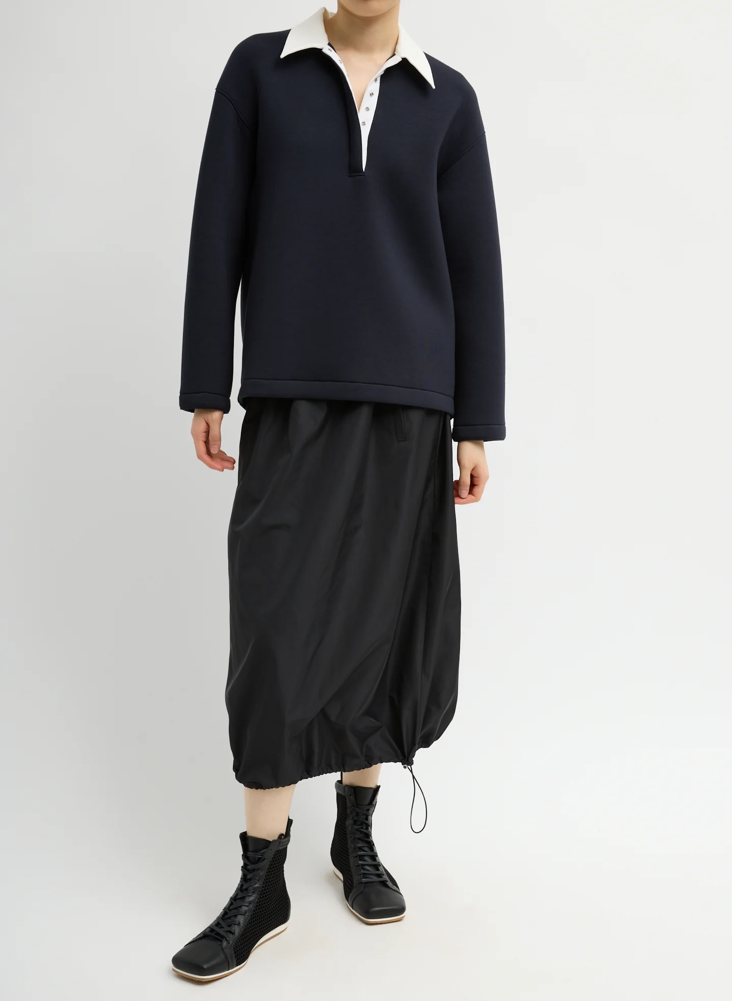 Bonded Viscose Sculpted Polo - Image 6