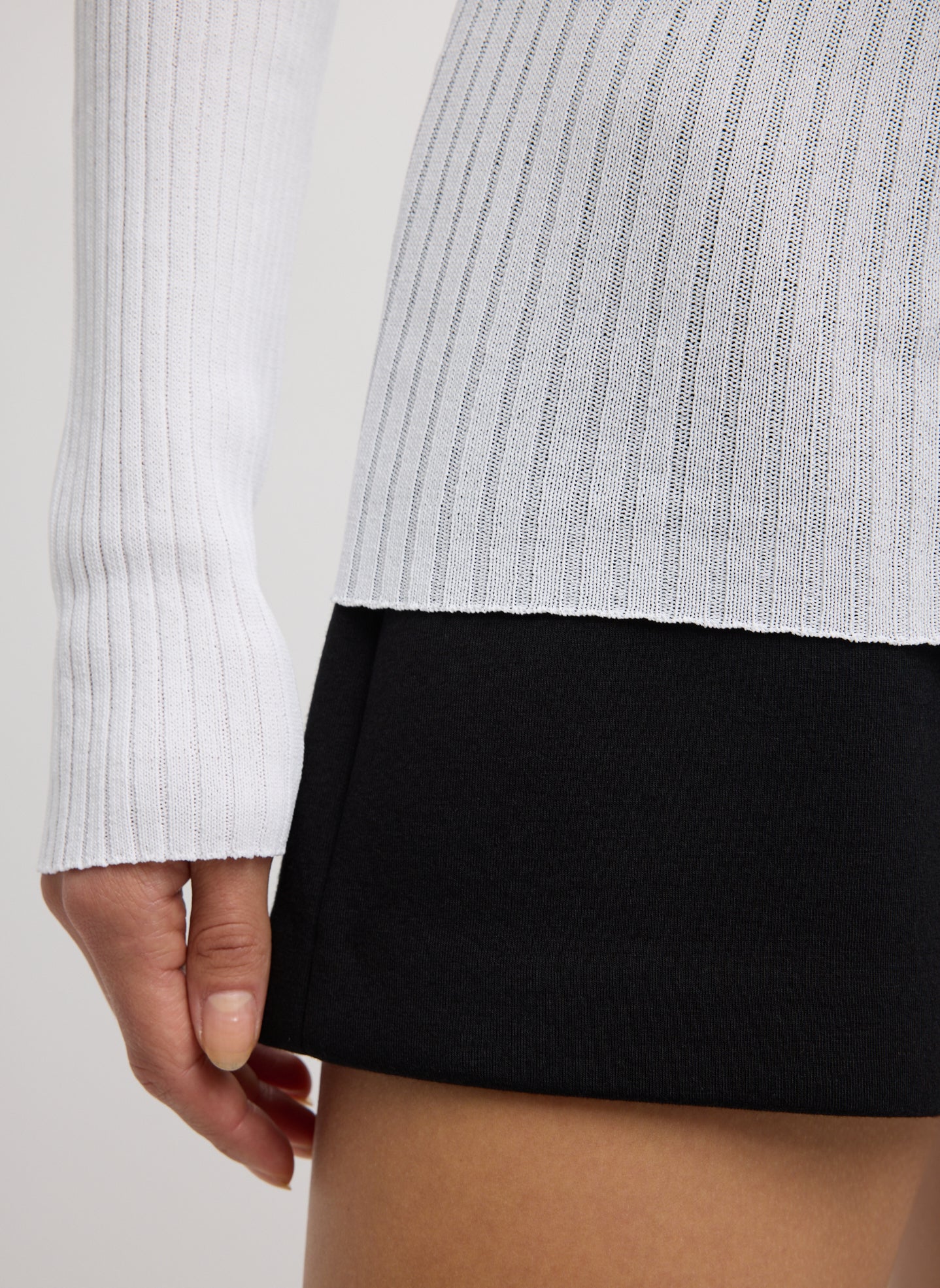 Bonded Viscose Shorts - Image 7
