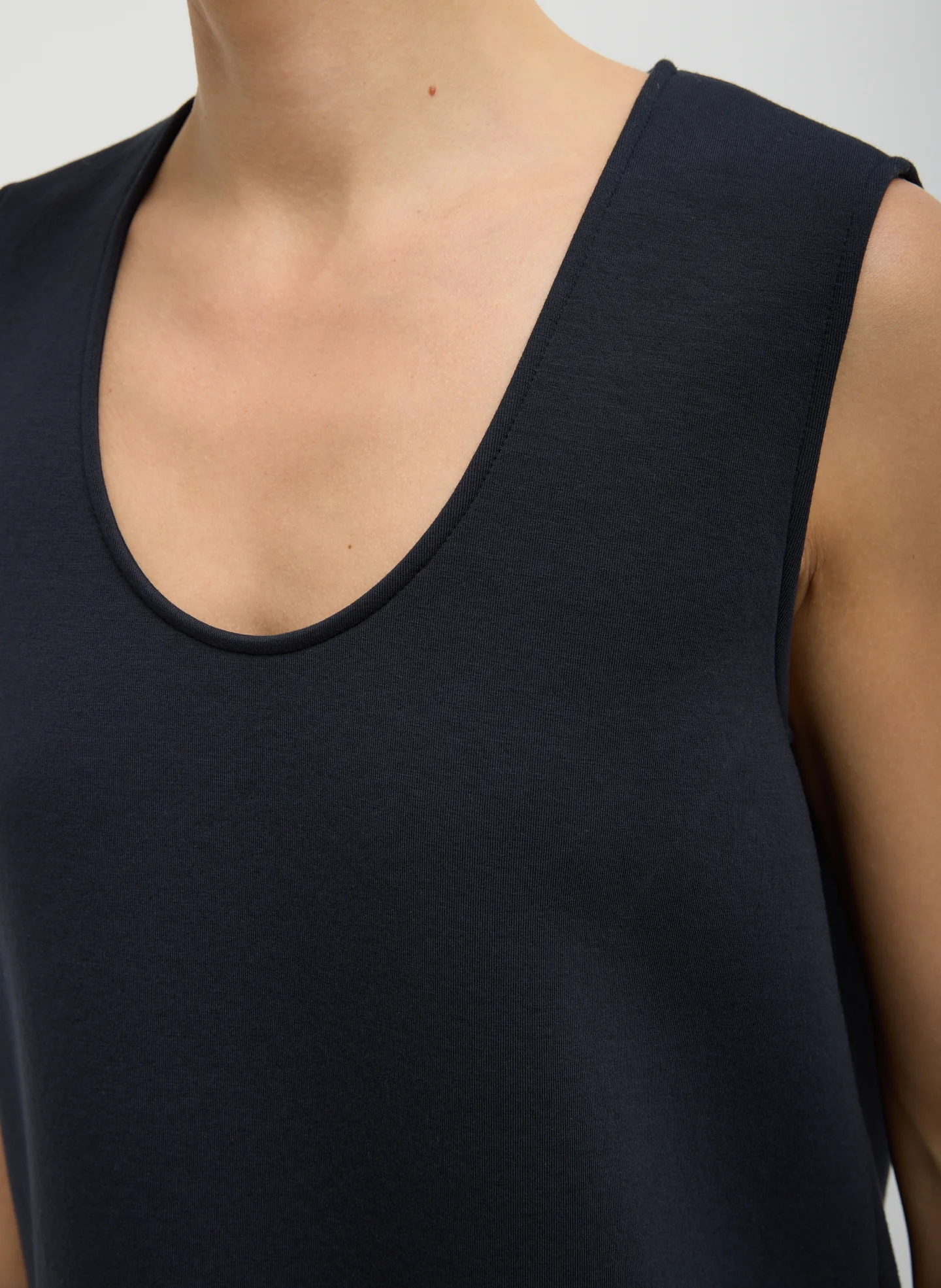 Bonded Viscose Tank Top - Image 5