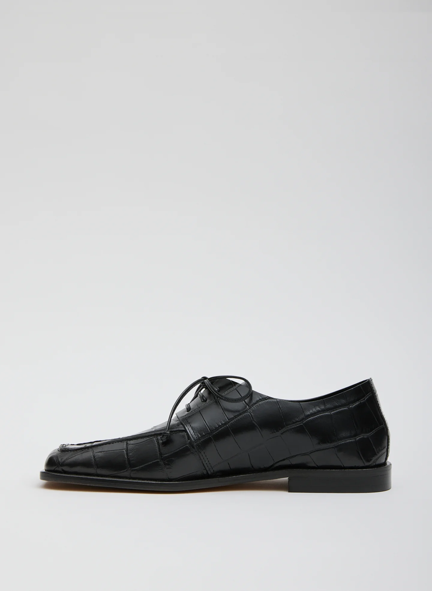 Brody Square Toe Loafer Crocodile Embossed - Image 4