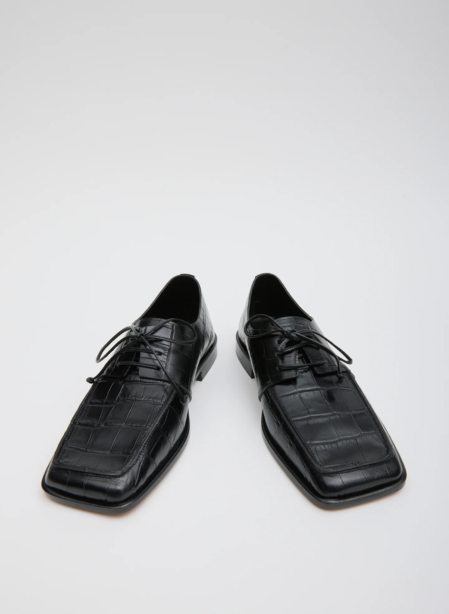 Brody Square Toe Loafer Crocodile Embossed - Image 6