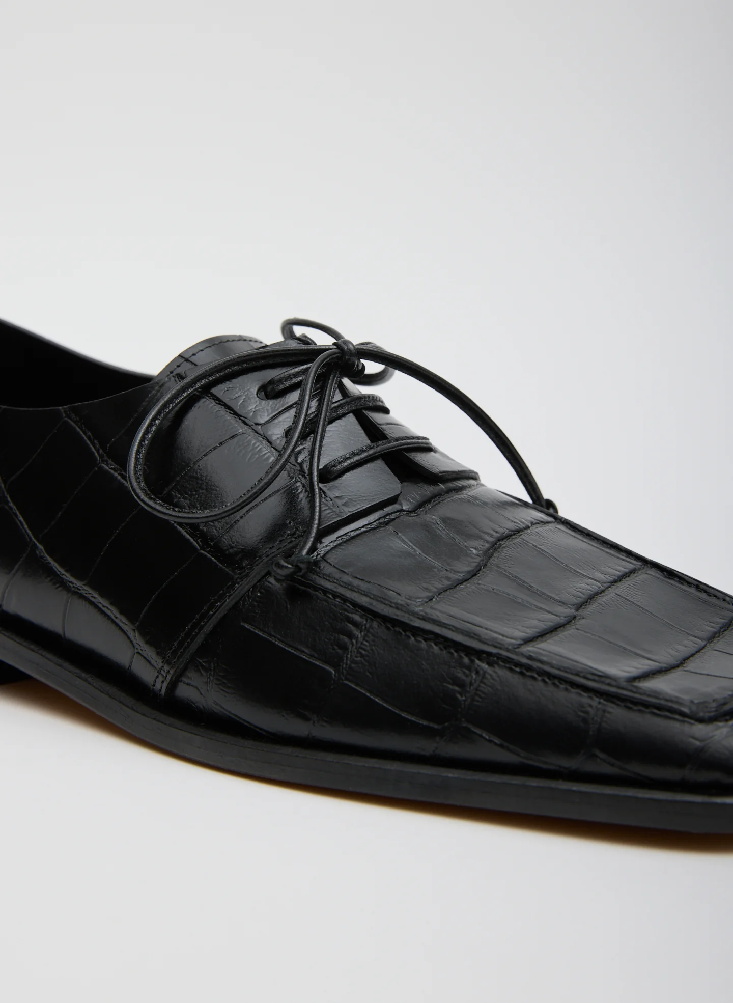 Brody Square Toe Loafer Crocodile Embossed - Image 7
