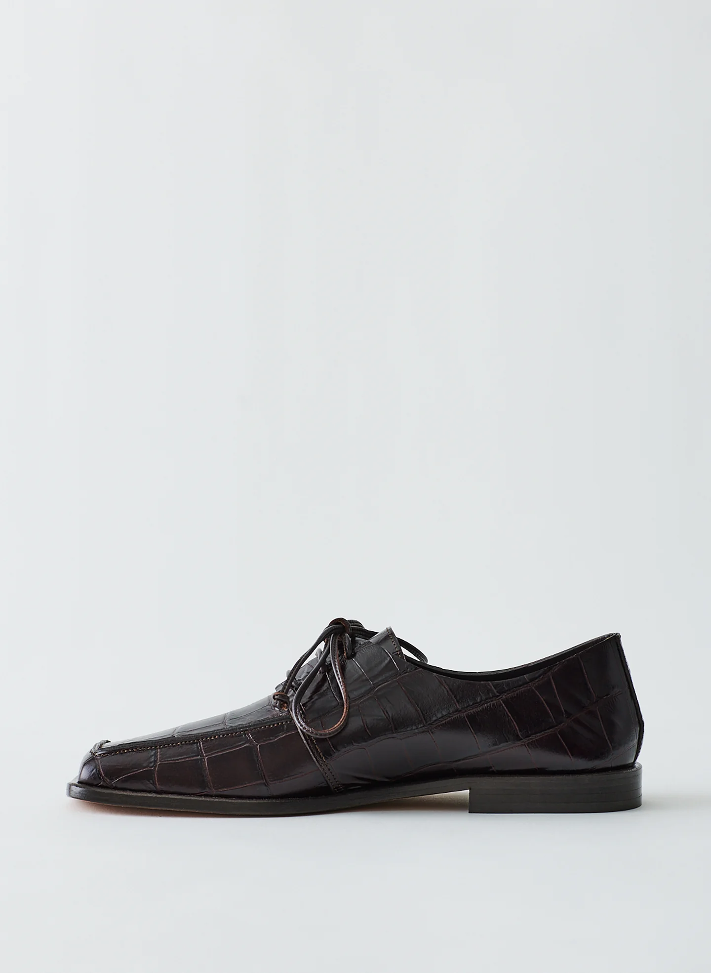 Croc Print Brody Square Toe Loafer - Image 2