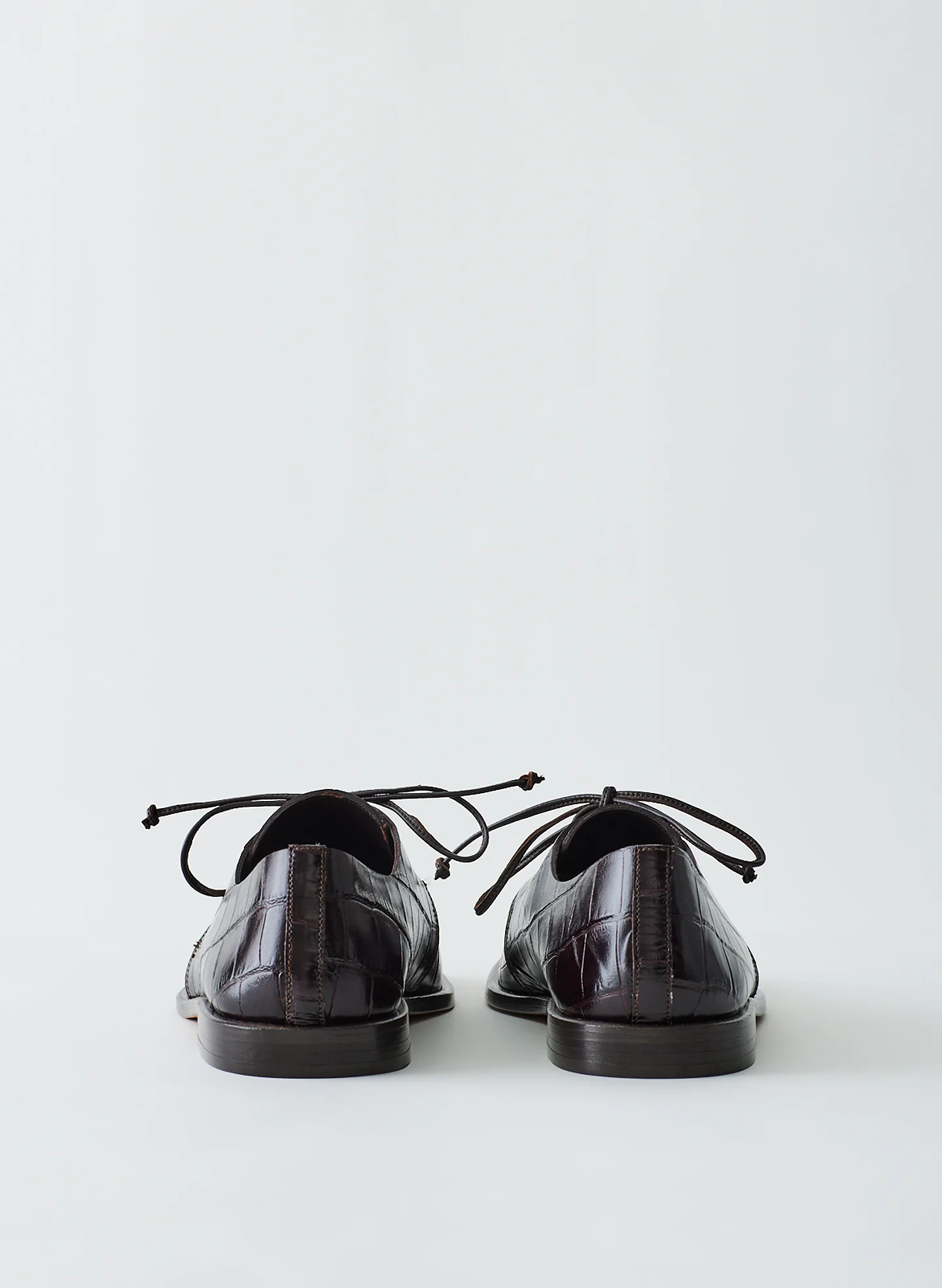 Croc Print Brody Square Toe Loafer - Image 5