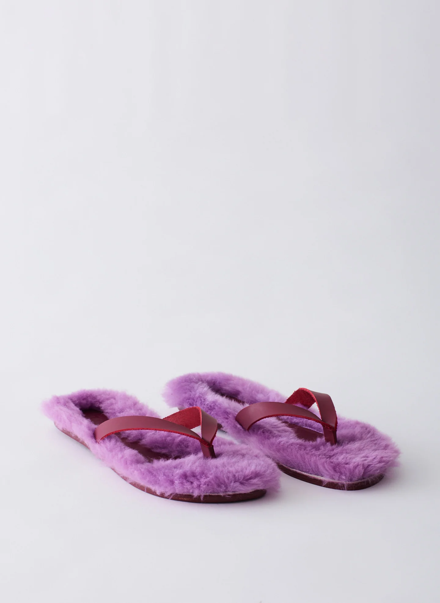 Bryan Shearling Flip Flop - Image 3