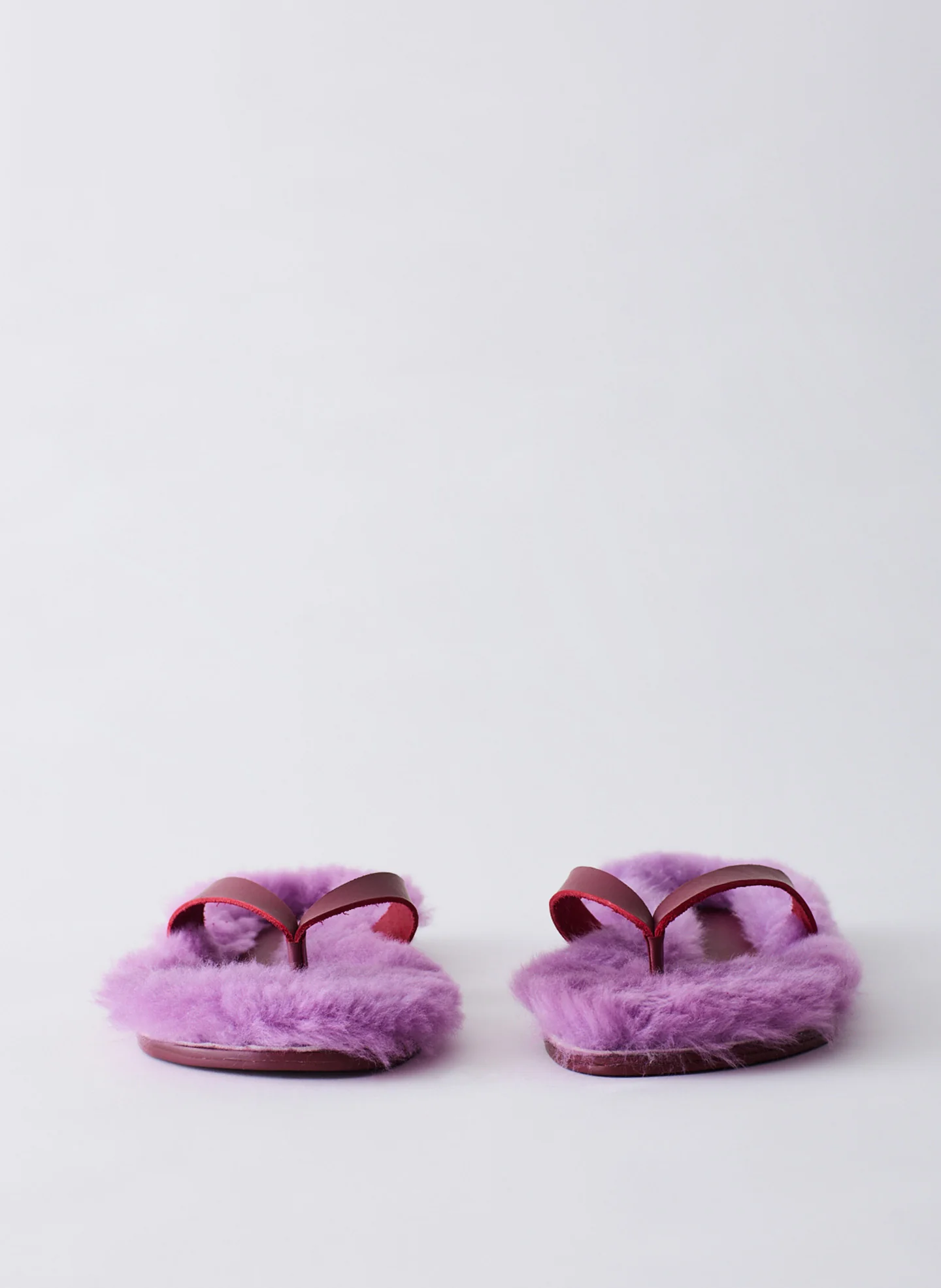 Bryan Shearling Flip Flop - Image 4