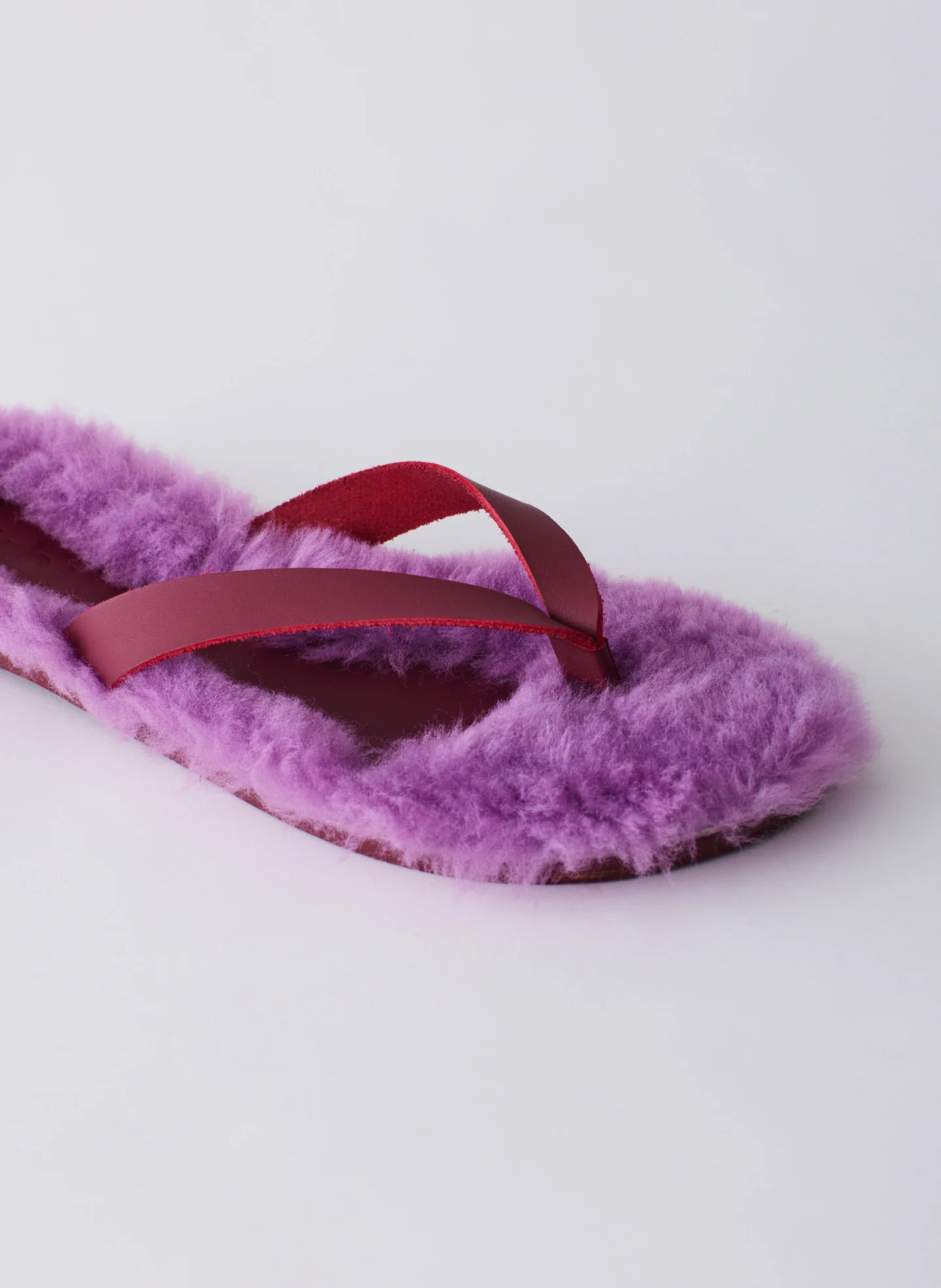 Bryan Shearling Flip Flop - Image 6