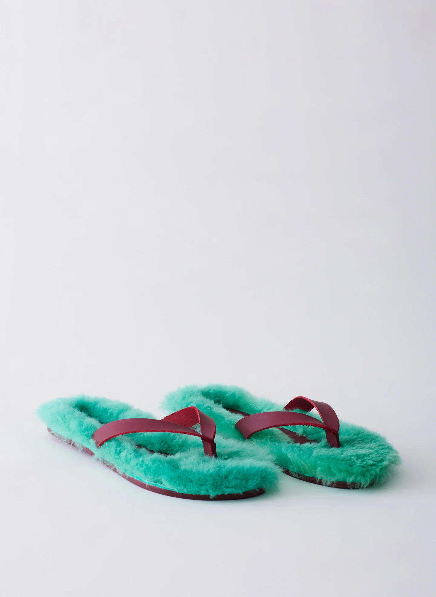 Bryan Shearling Flip Flop - Image 3