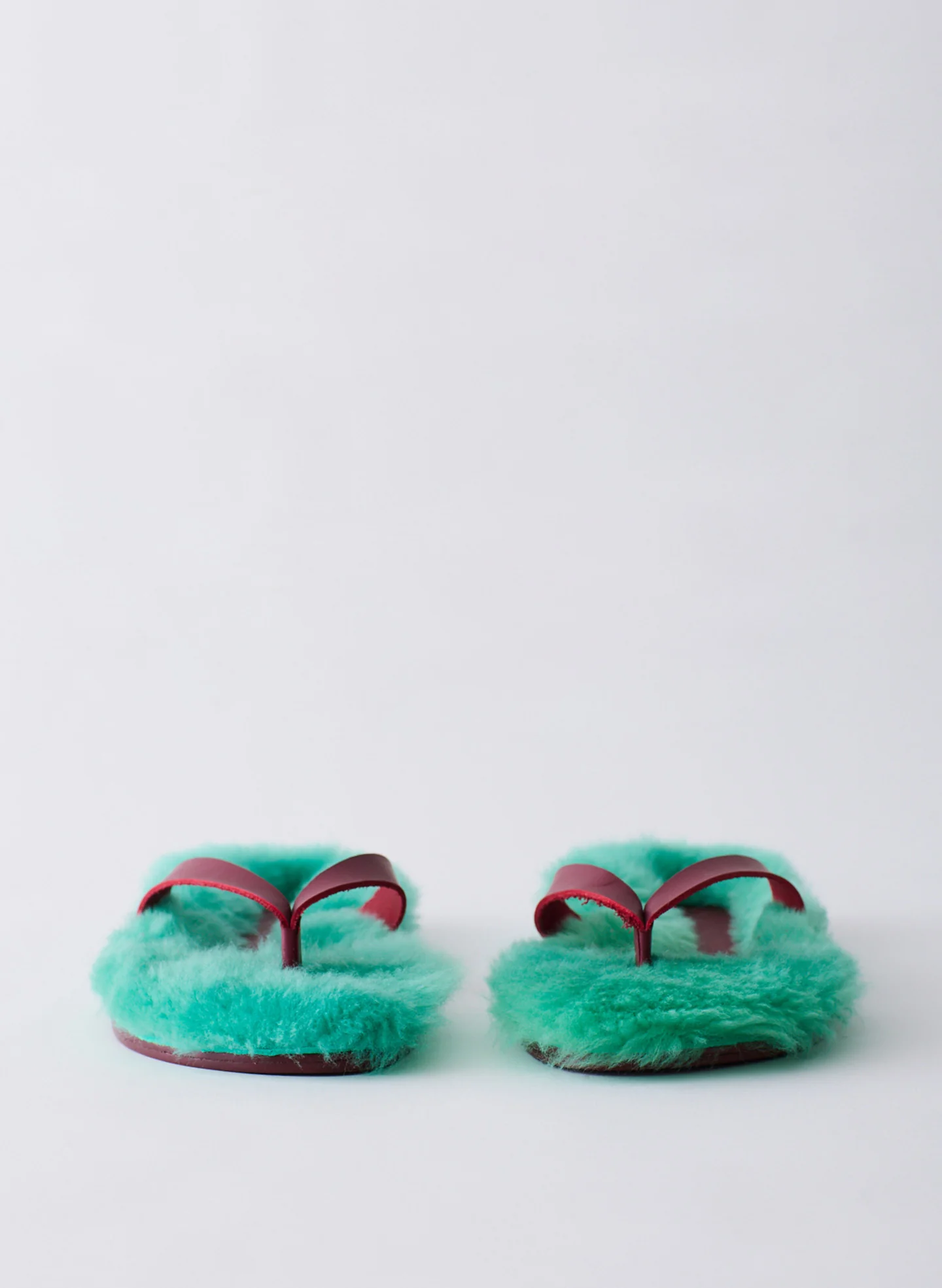 Bryan Shearling Flip Flop - Image 4