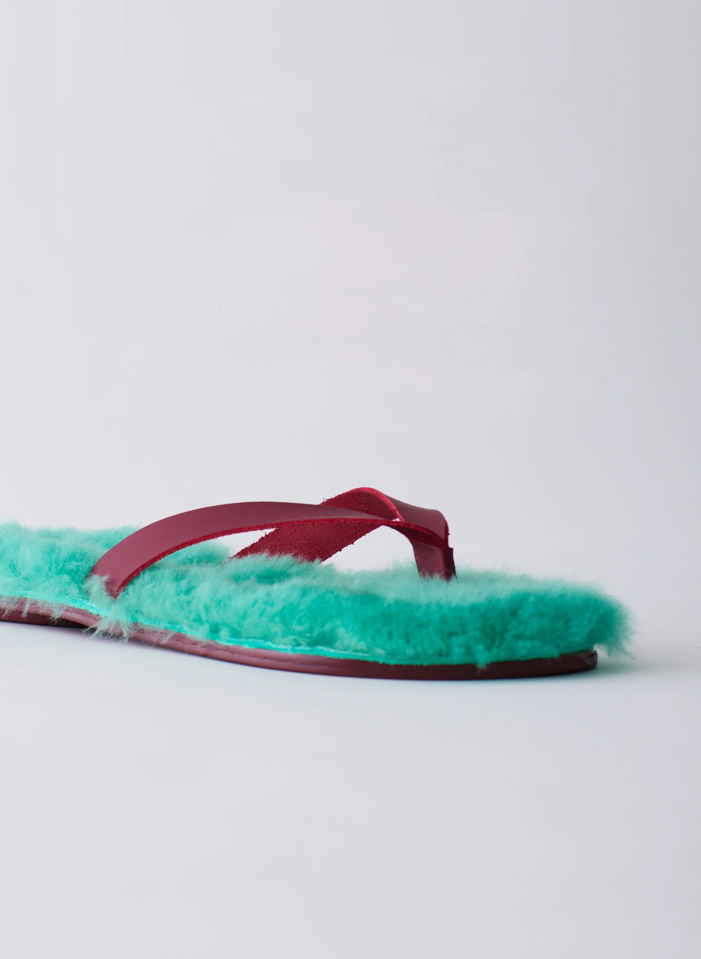 Bryan Shearling Flip Flop - Image 6