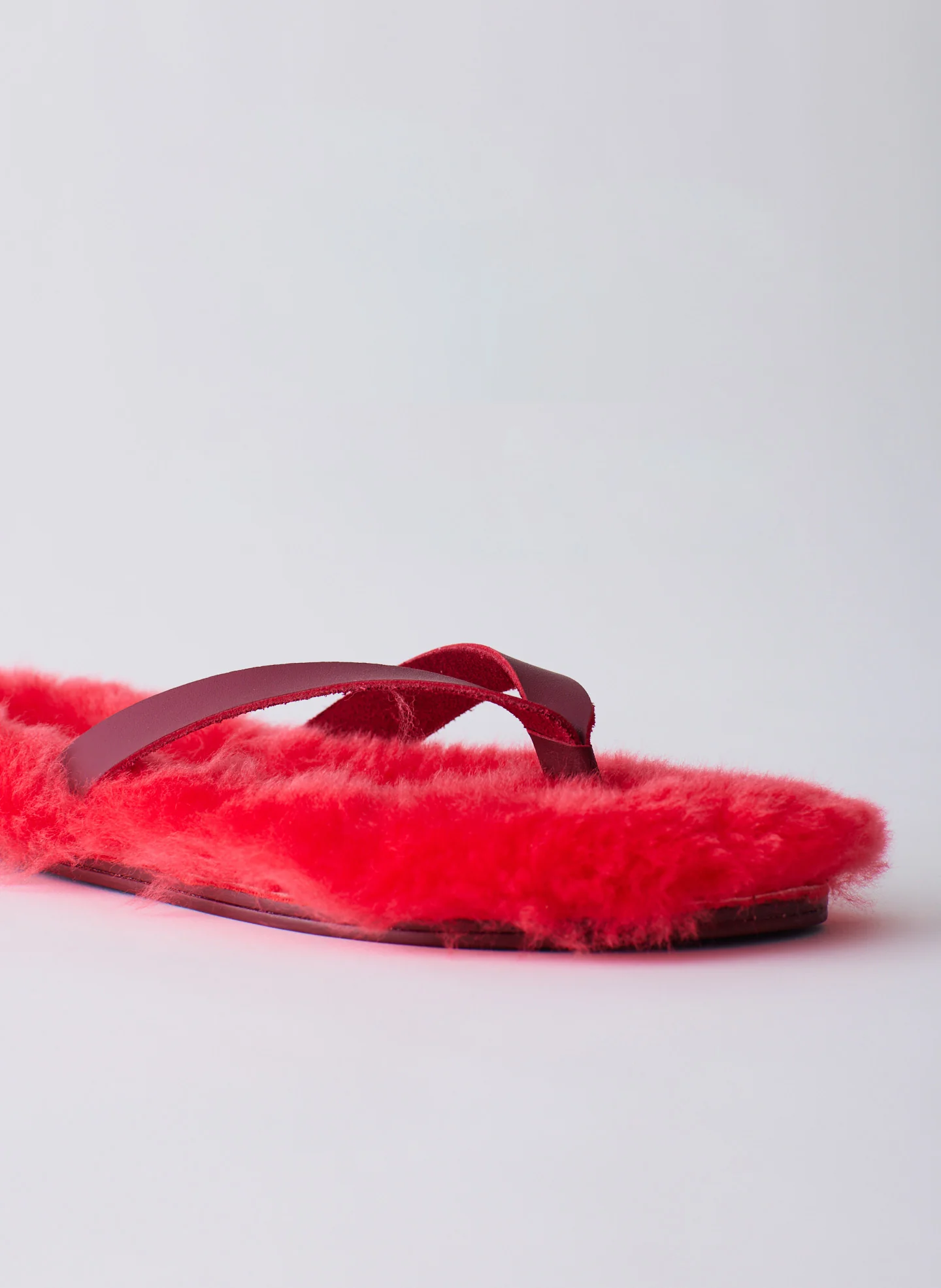 Bryan Shearling Flip Flop - Image 6
