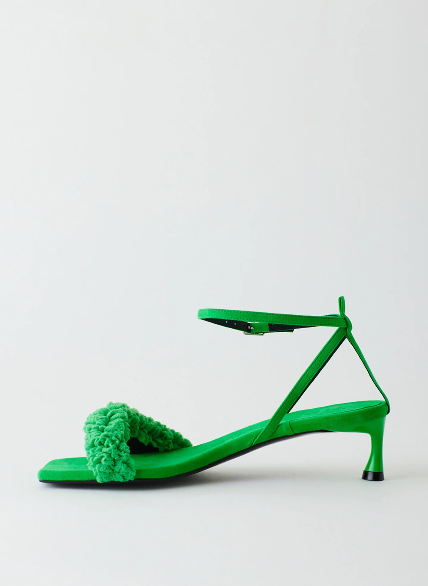 Cameron Suede & Faux Shearling Sandal - Image 3