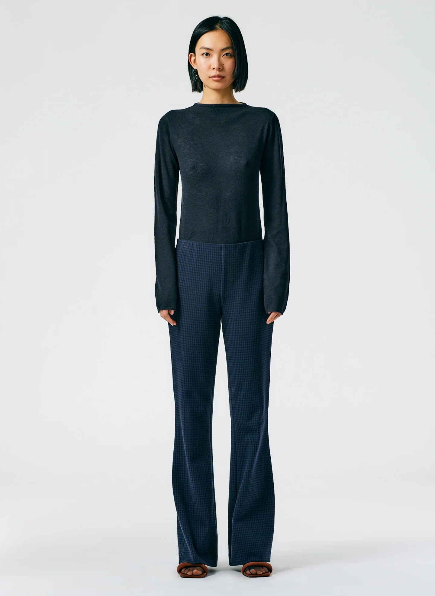Camille Check Ali Fluid Pant - Image 3