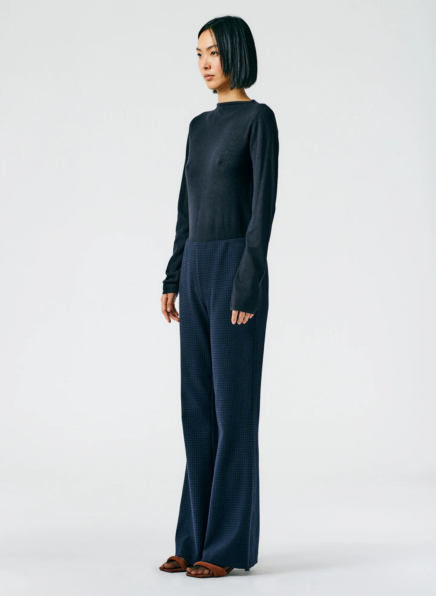 Camille Check Ali Fluid Pant - Image 4
