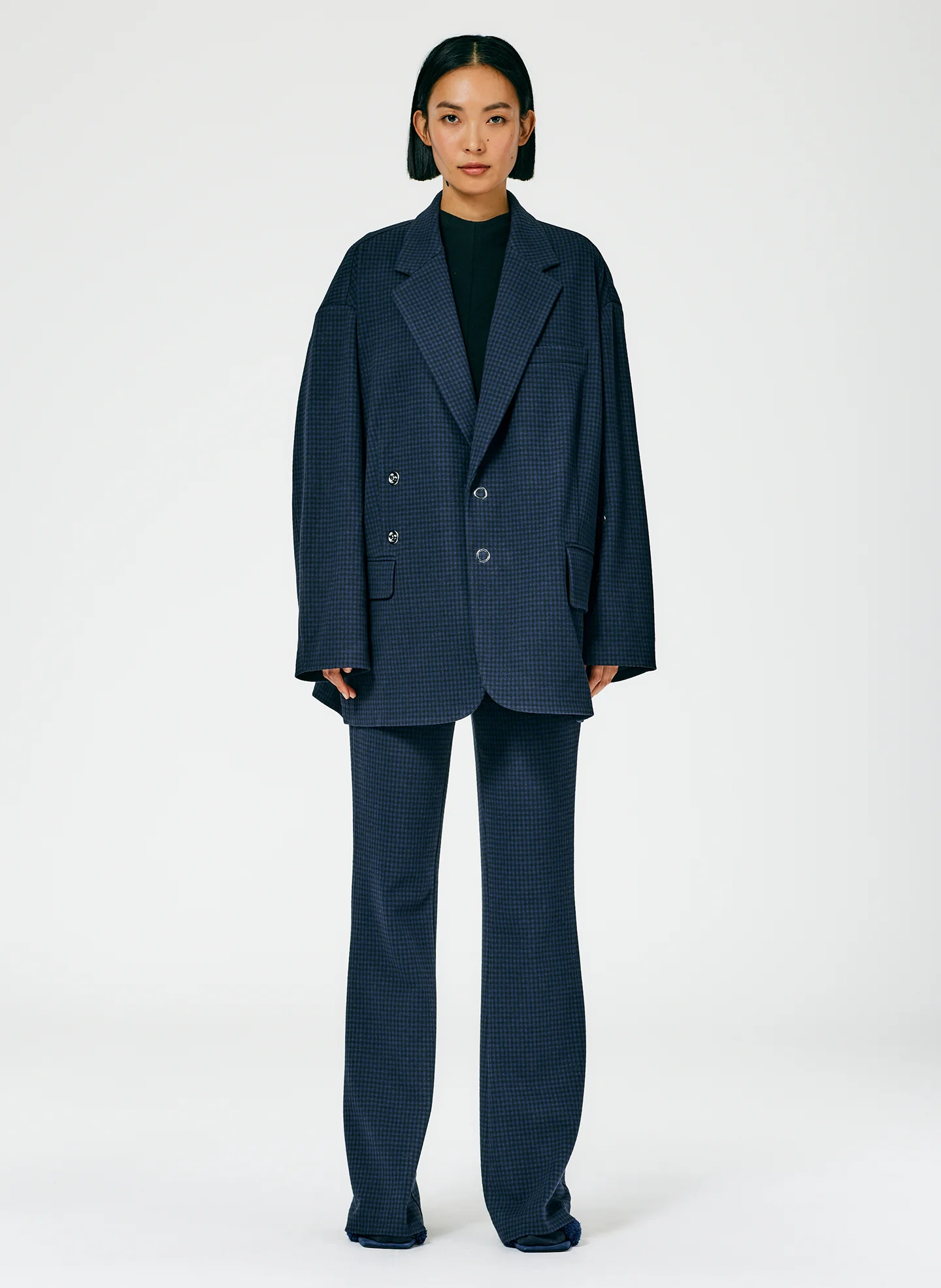 Camille Check Liam Snap Blazer - Image 2