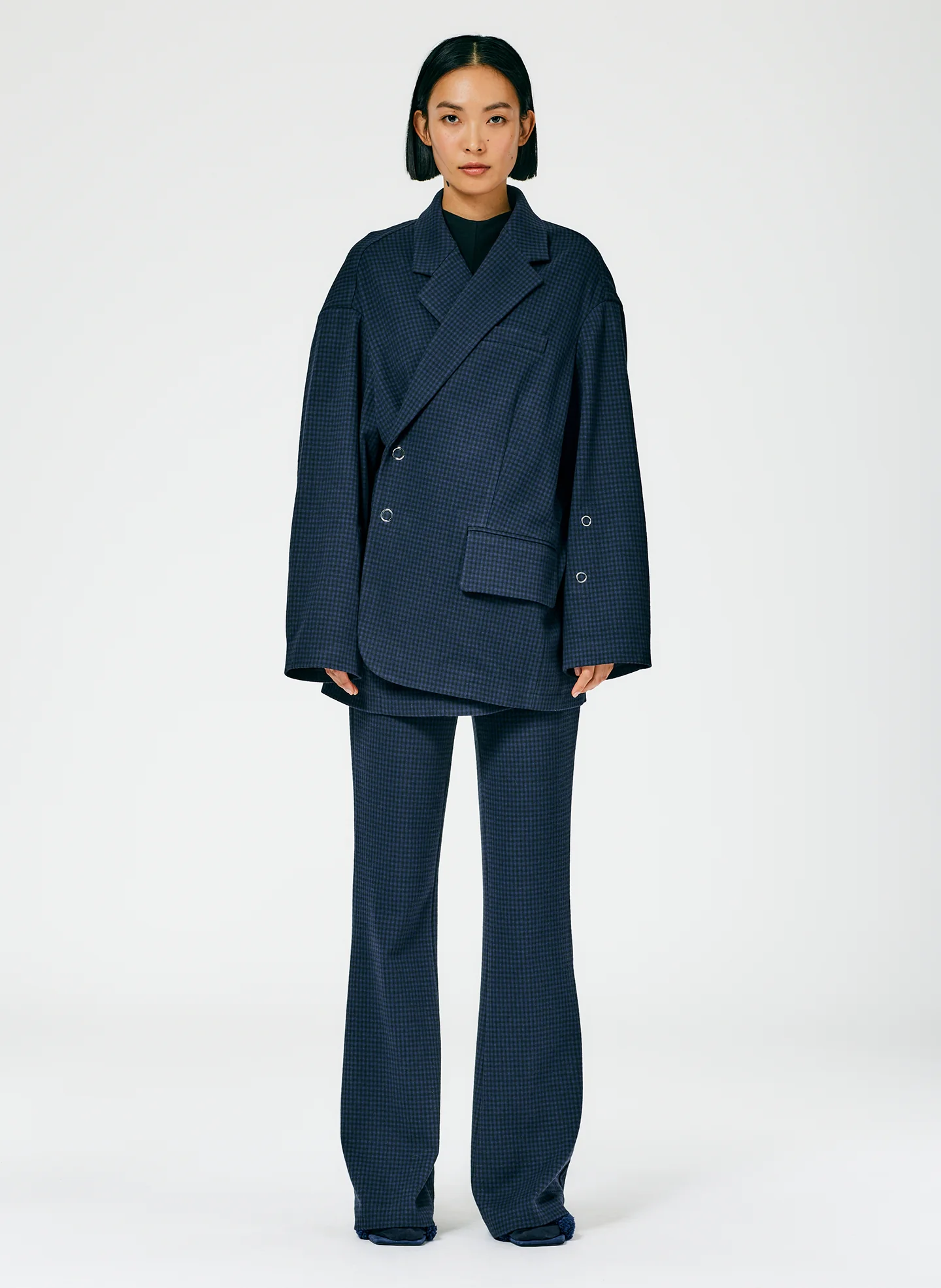 Camille Check Liam Snap Blazer - Image 5