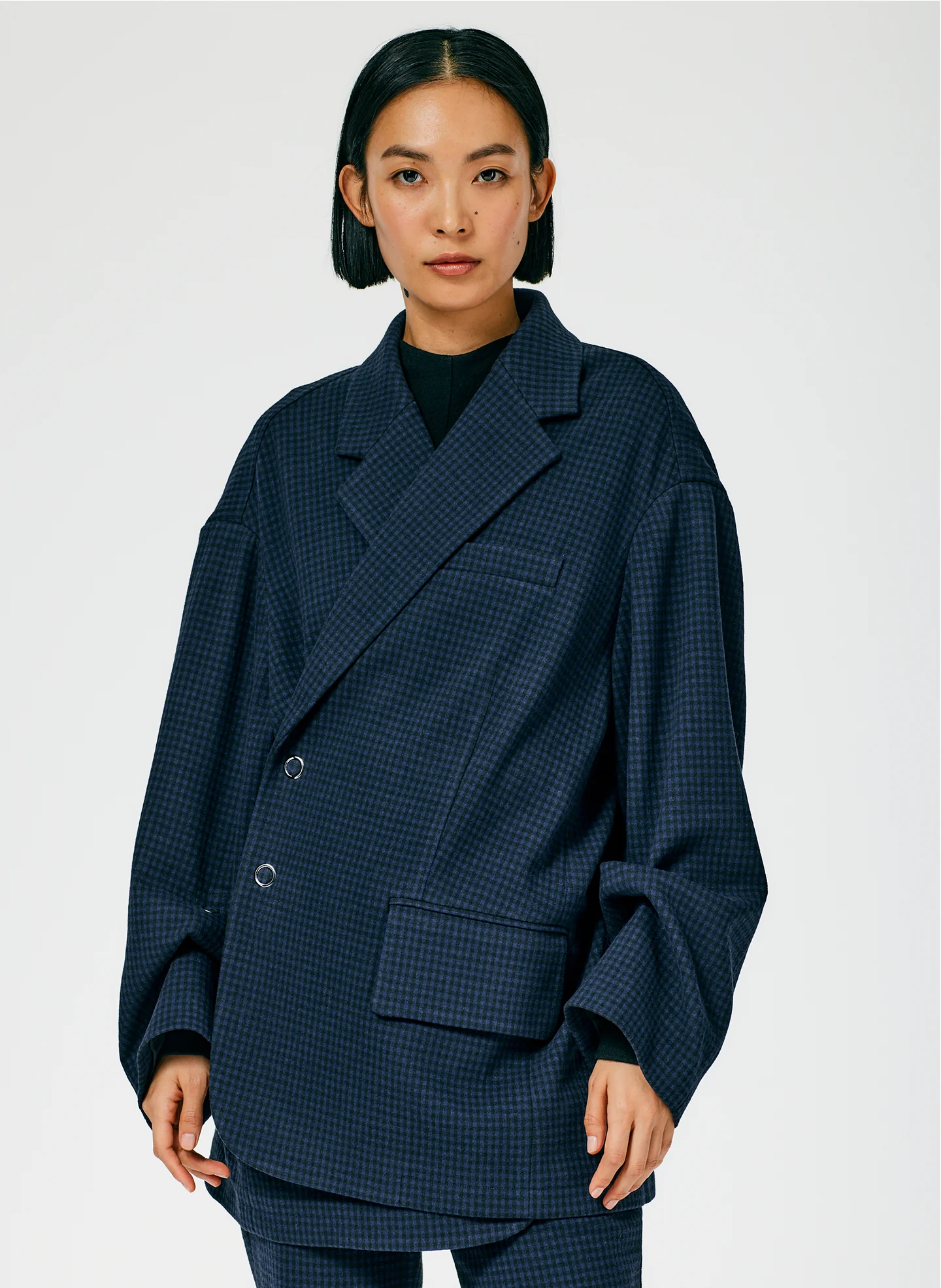 Camille Check Liam Snap Blazer - Image 6