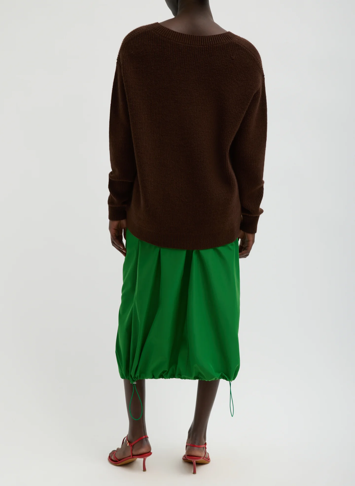 Cardigan Stitch V-Neck With Removable Dickie - Image 8