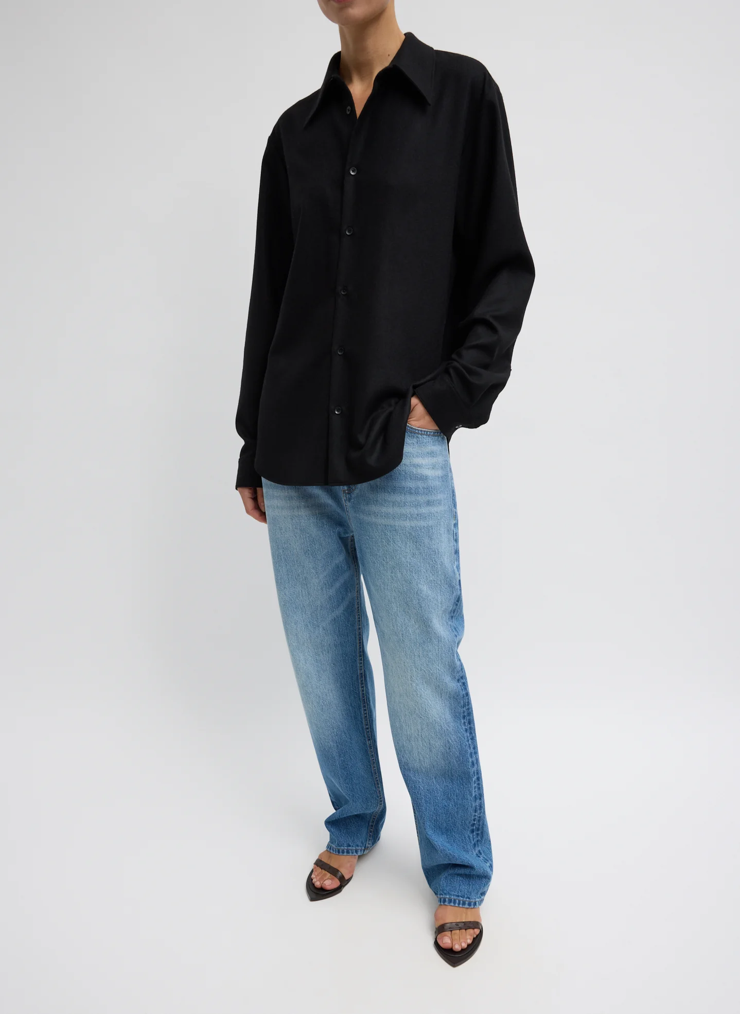 Cashmere Suiting Classic Men's Shirt - Image 5
