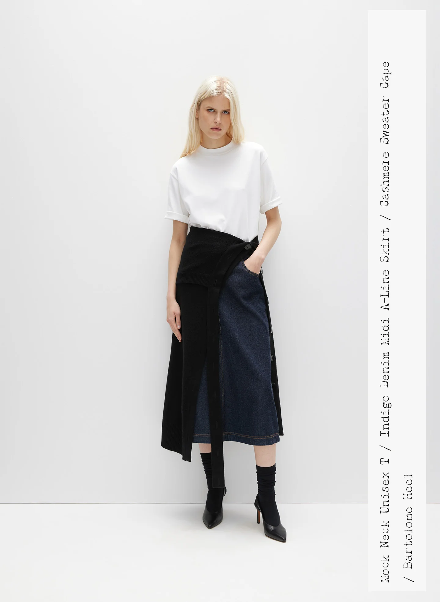 Cashmere Sweater Cape - Image 2