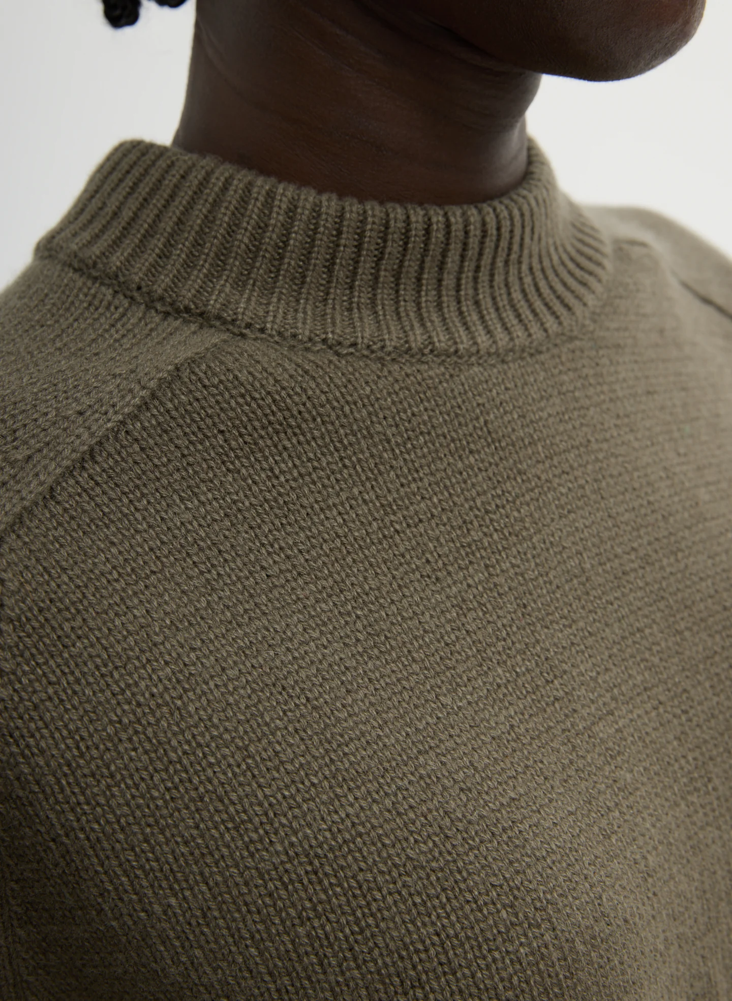 Cashmere Crewneck Oversized Pullover Sweater - Image 6
