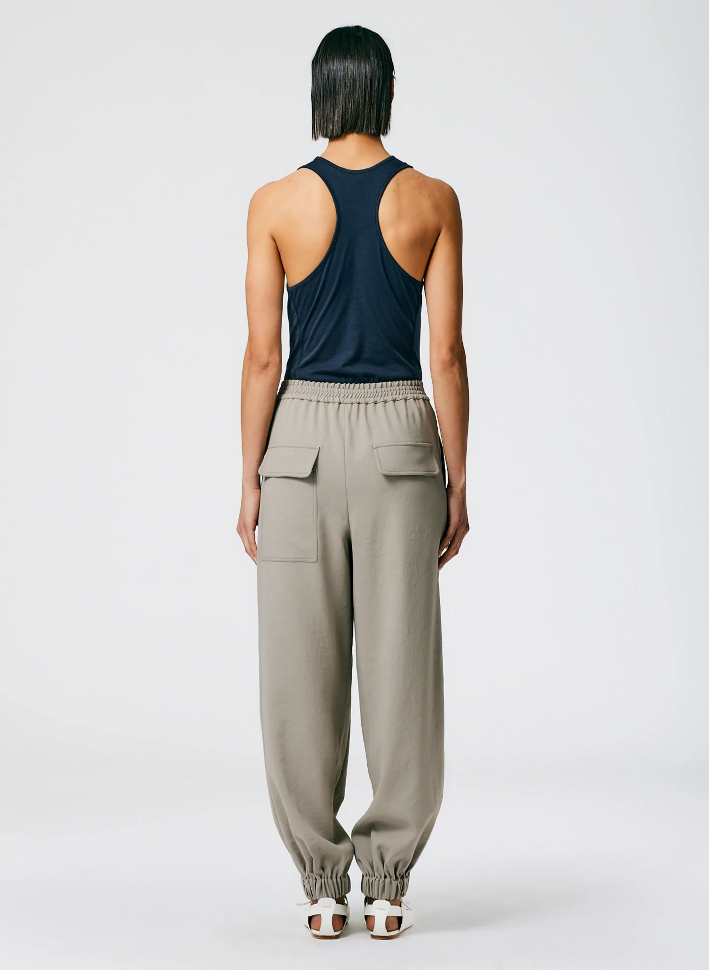 Chalky Drape Plashet Jogger - Long - Image 4