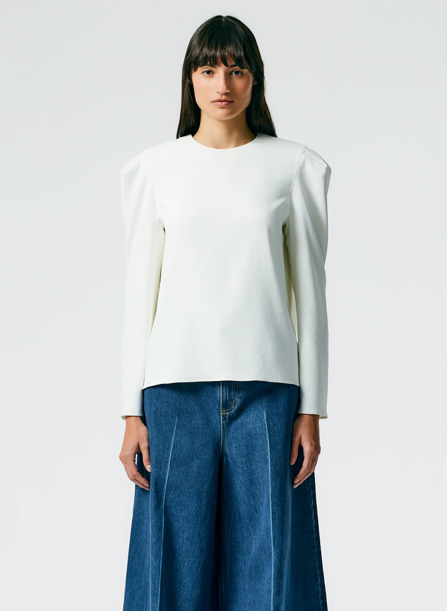 Chalky Drape Square Sleeve Long Sleeve Top - Image 2