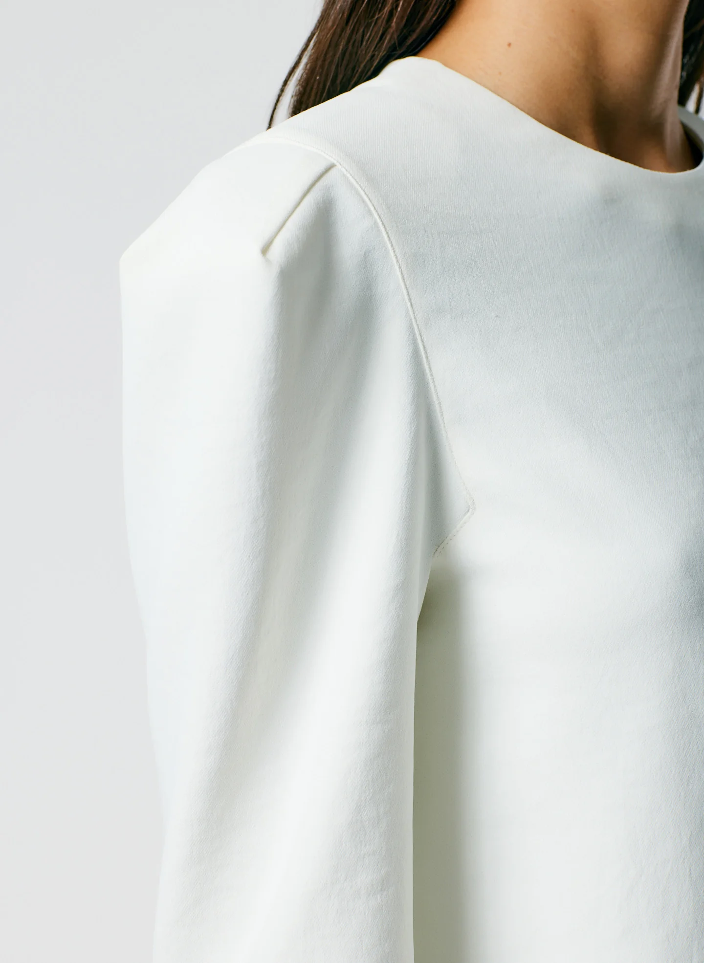 Chalky Drape Square Sleeve Long Sleeve Top - Image 5