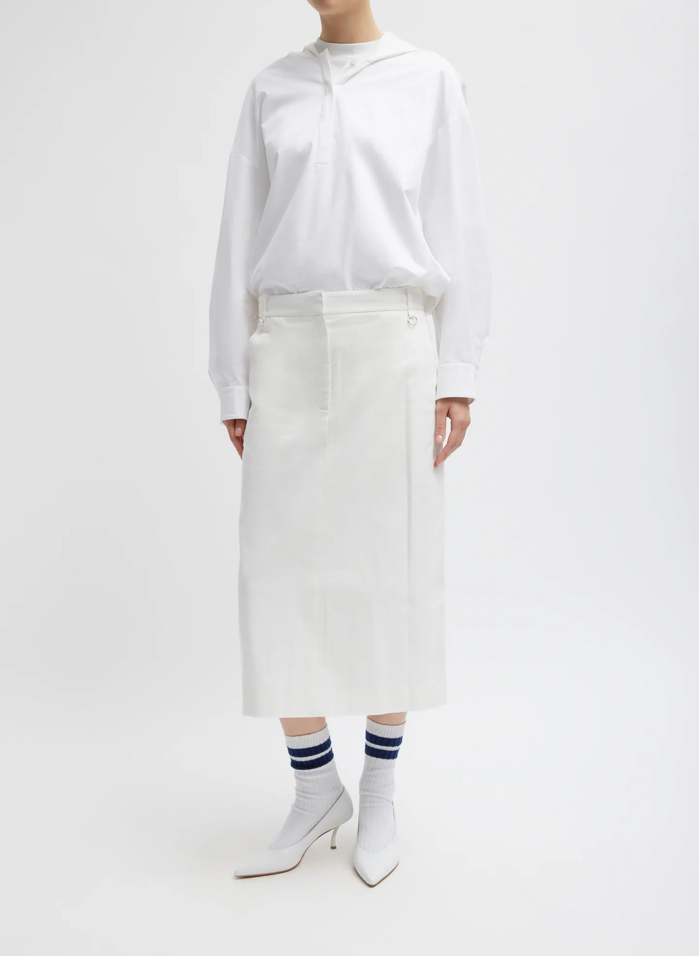 Chino Convertible Pleated Skirt - Image 10