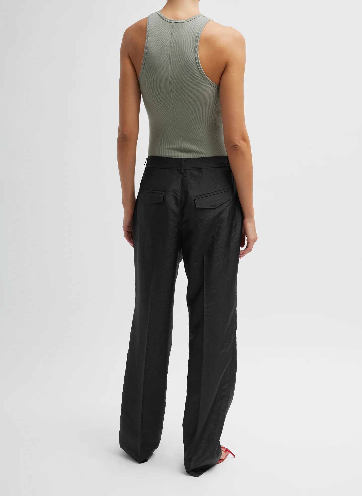 Circular Fine Rib T-Shirt Tank - Image 5