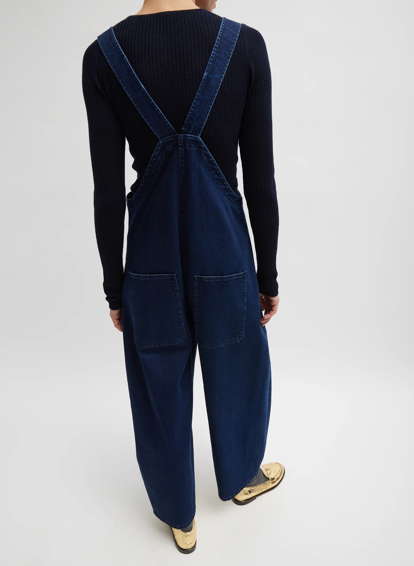 Classic Indigo Denim Jumpsuit - Image 3