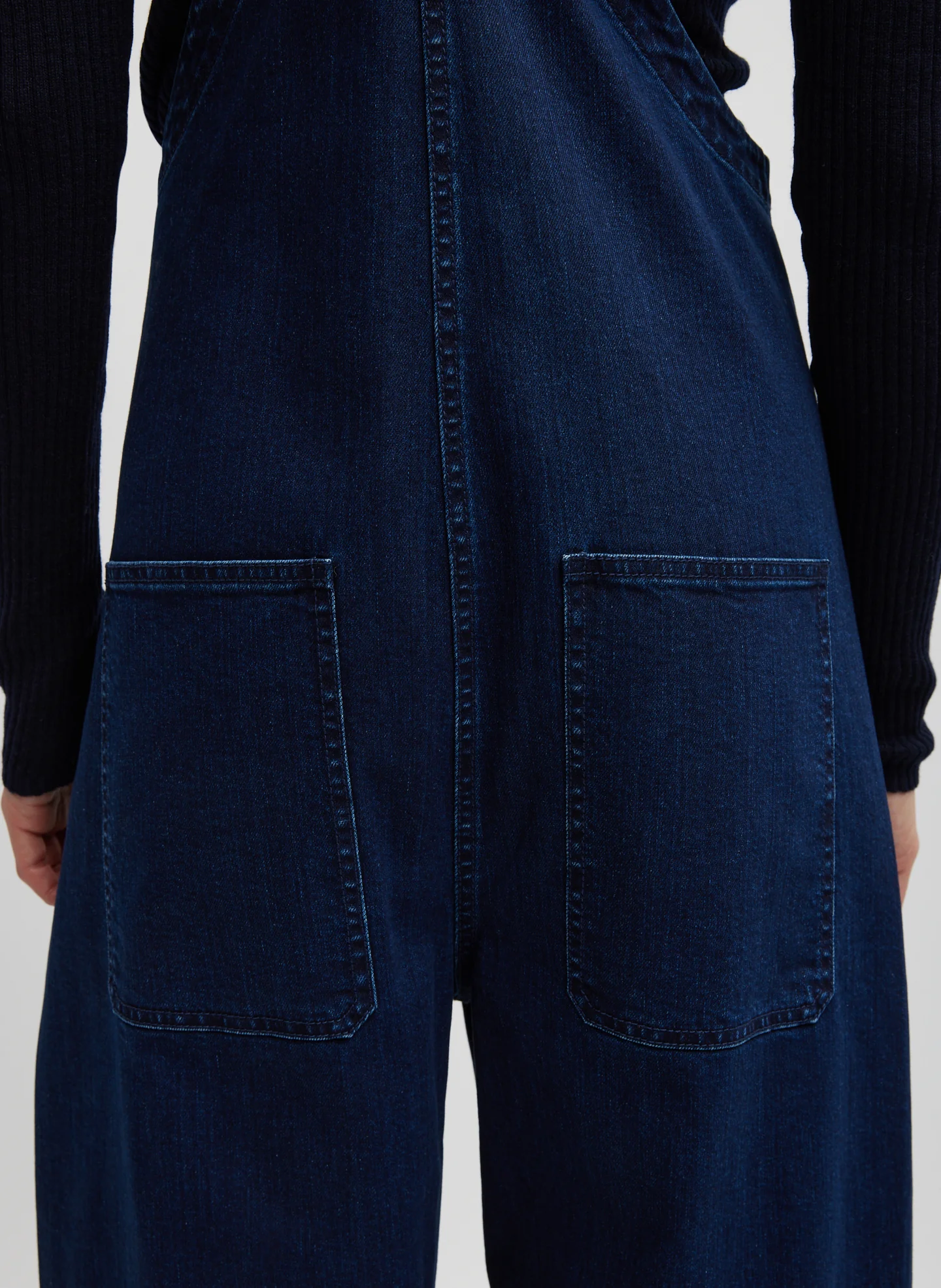 Classic Indigo Denim Jumpsuit - Image 4