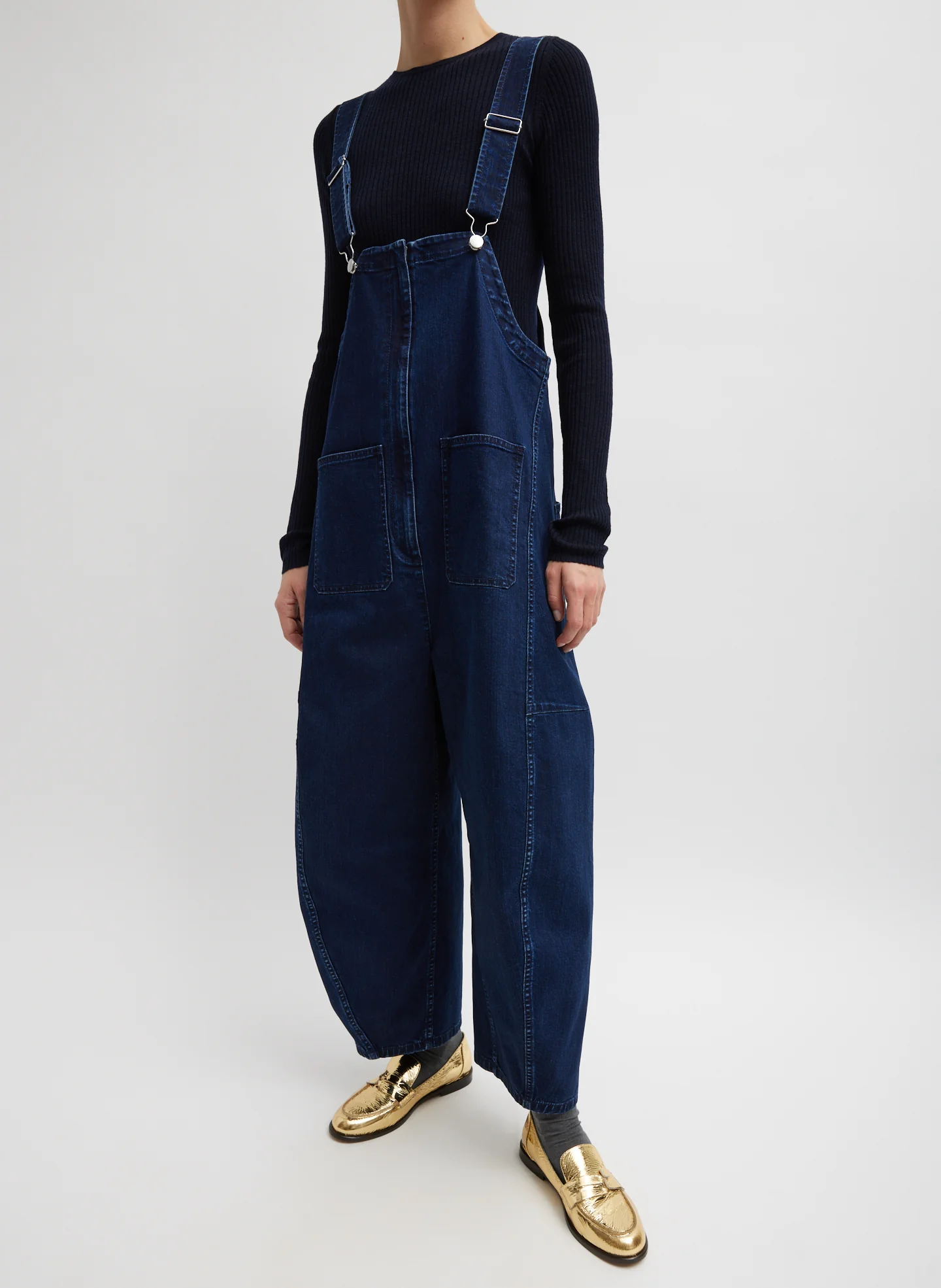 Classic Indigo Denim Jumpsuit - Image 5