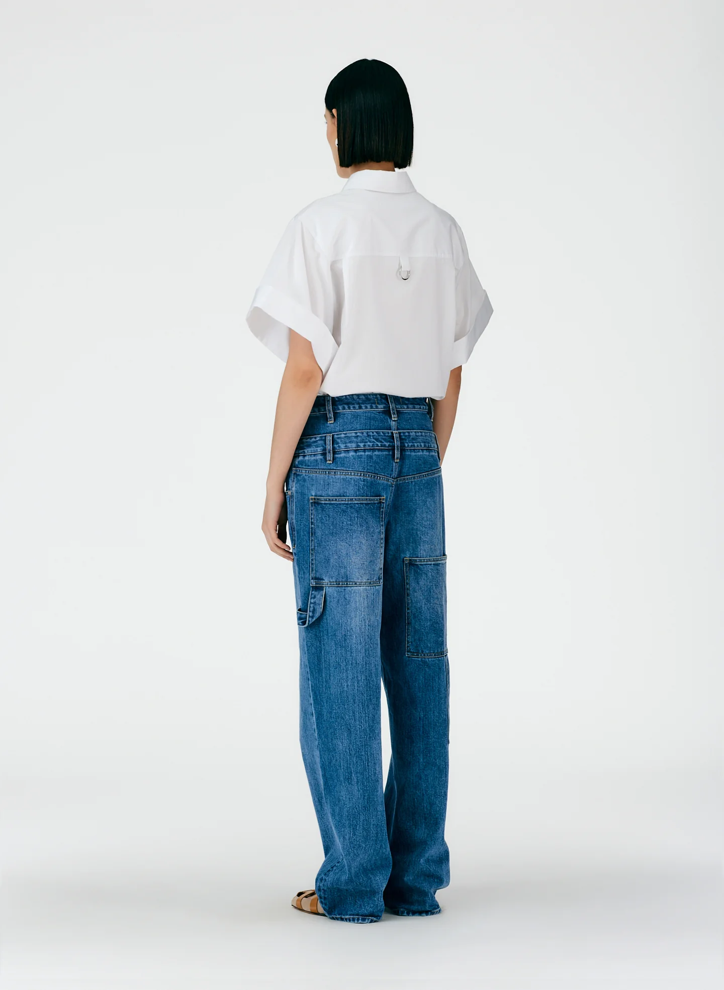 Classic Wash Double Waisted Sam Jean - Image 4