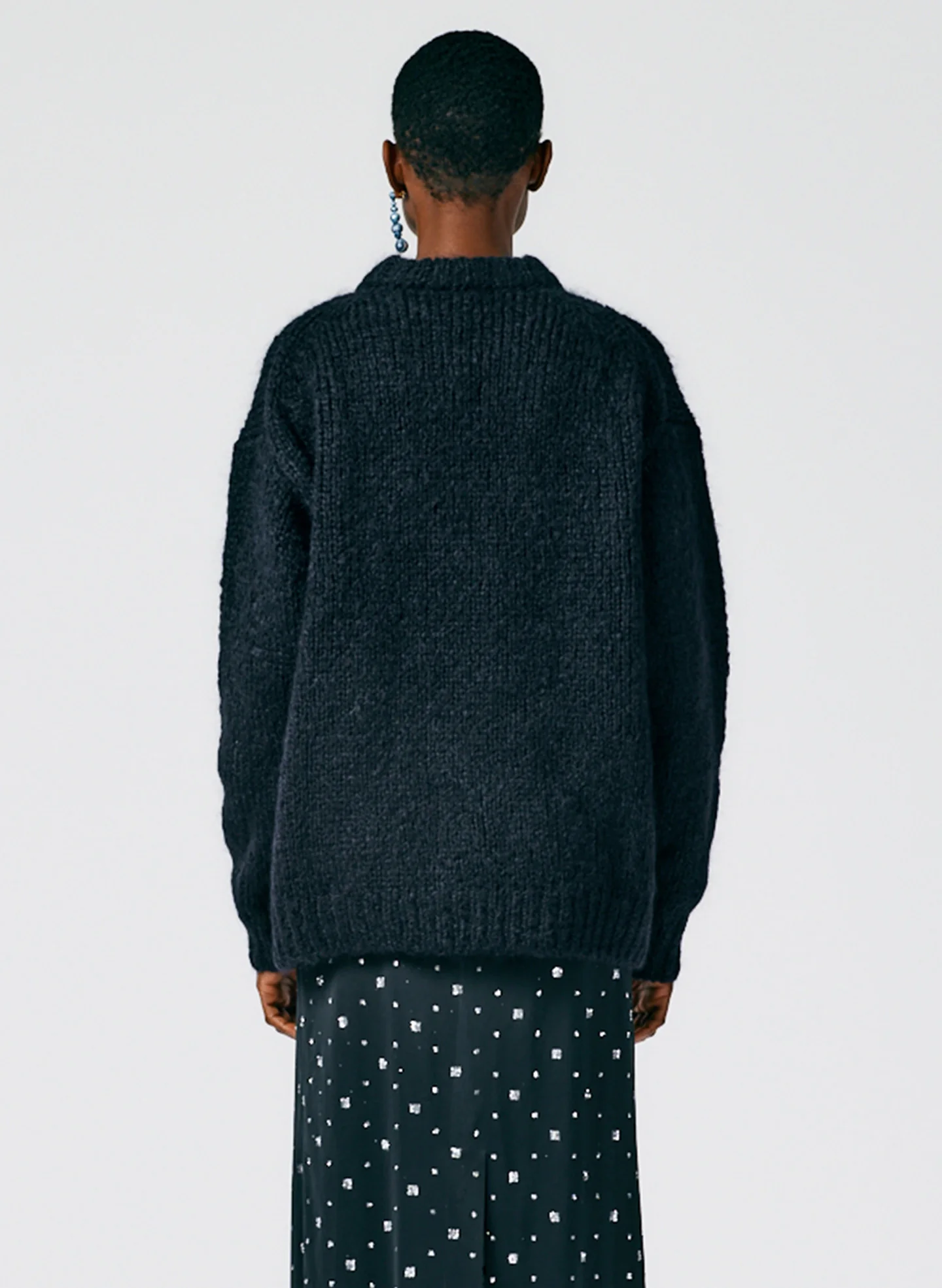 Claude Mohair Crewneck Easy Pullover - Image 3
