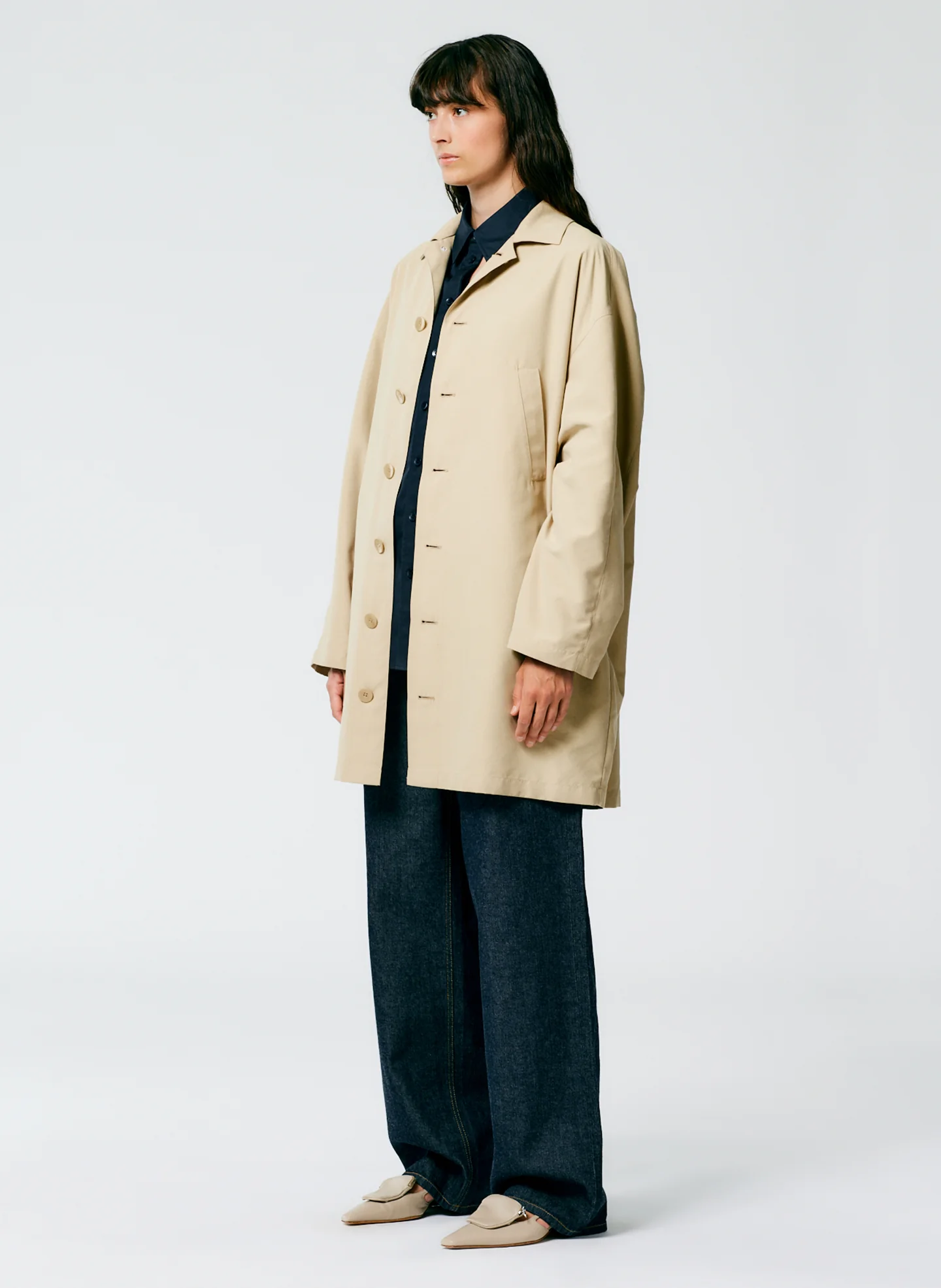 Clyde Oversized Fluid Labcoat - Image 2