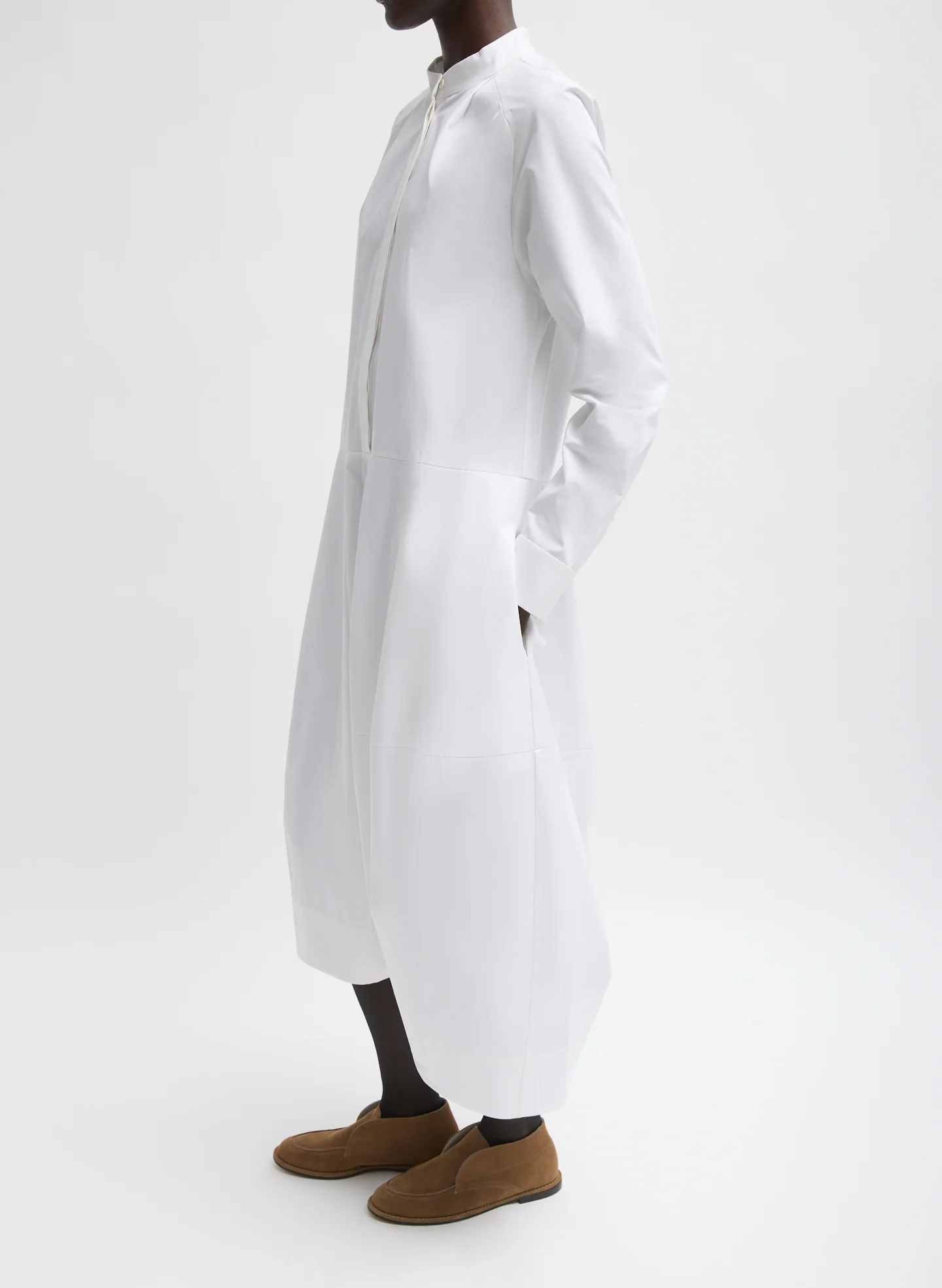 Compact Eco Poplin Balloon Dress - Image 2