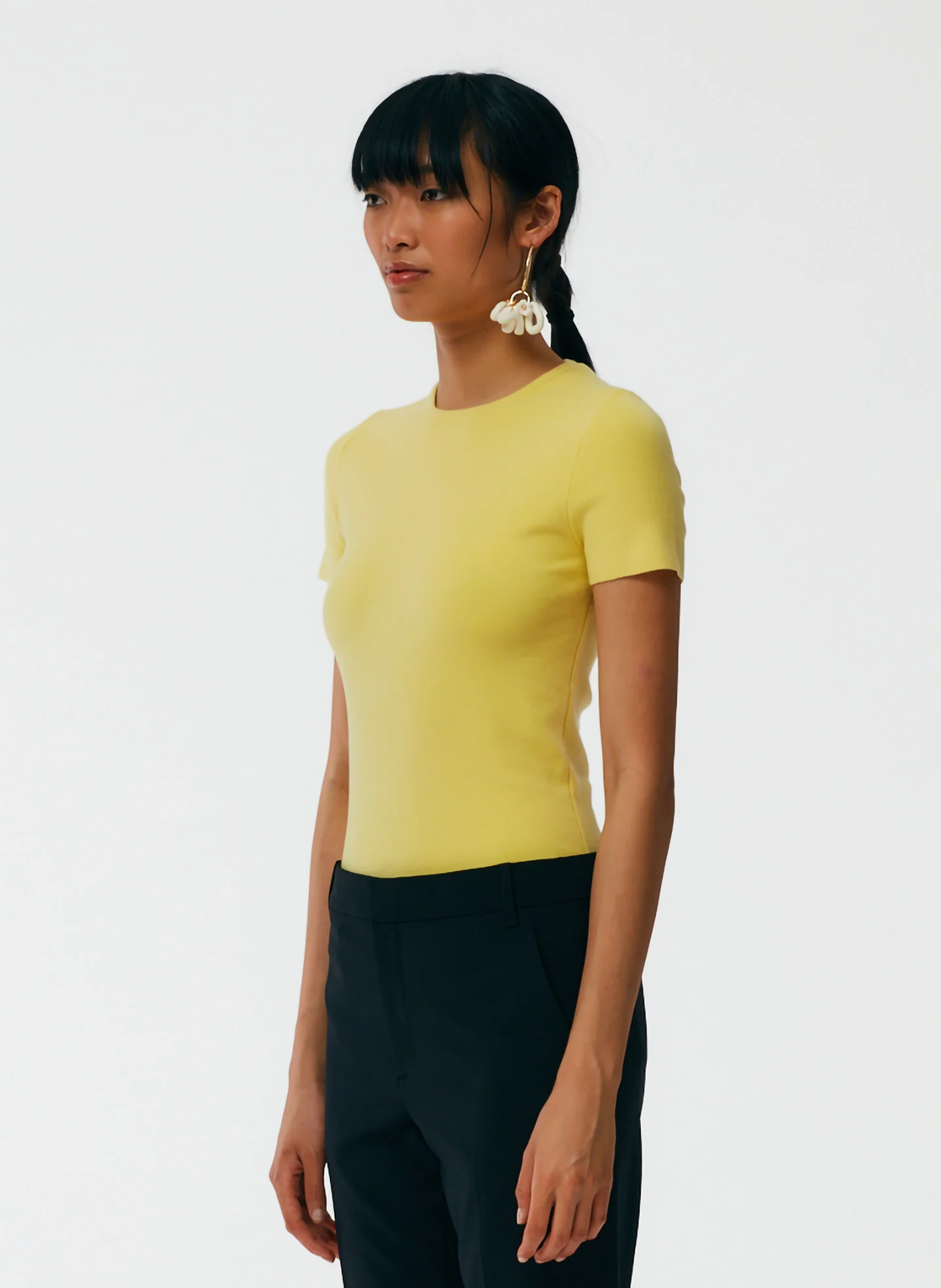 Compact Stretch Cashmere Kate Mini T-Shirt - Image 11