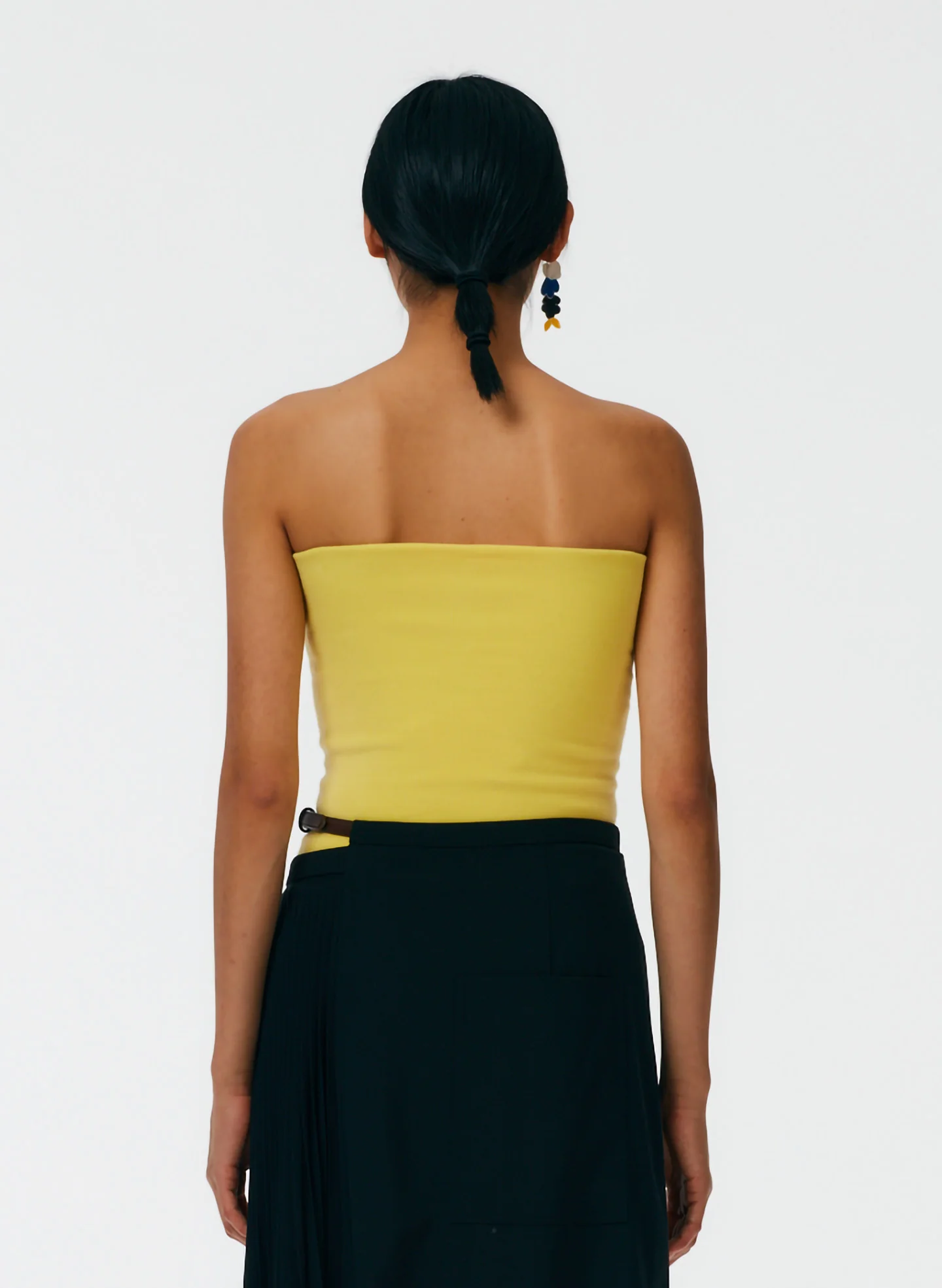 Compact Stretch Cashmere Tube Top - Image 5