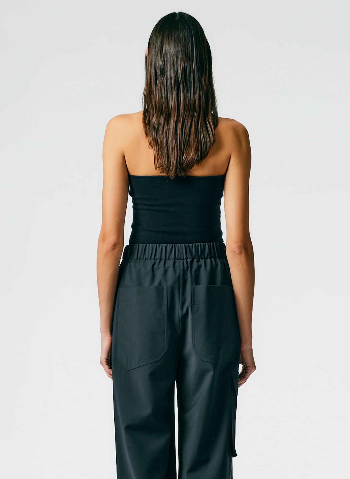 Compact Stretch Cashmere Tube Top - Image 3