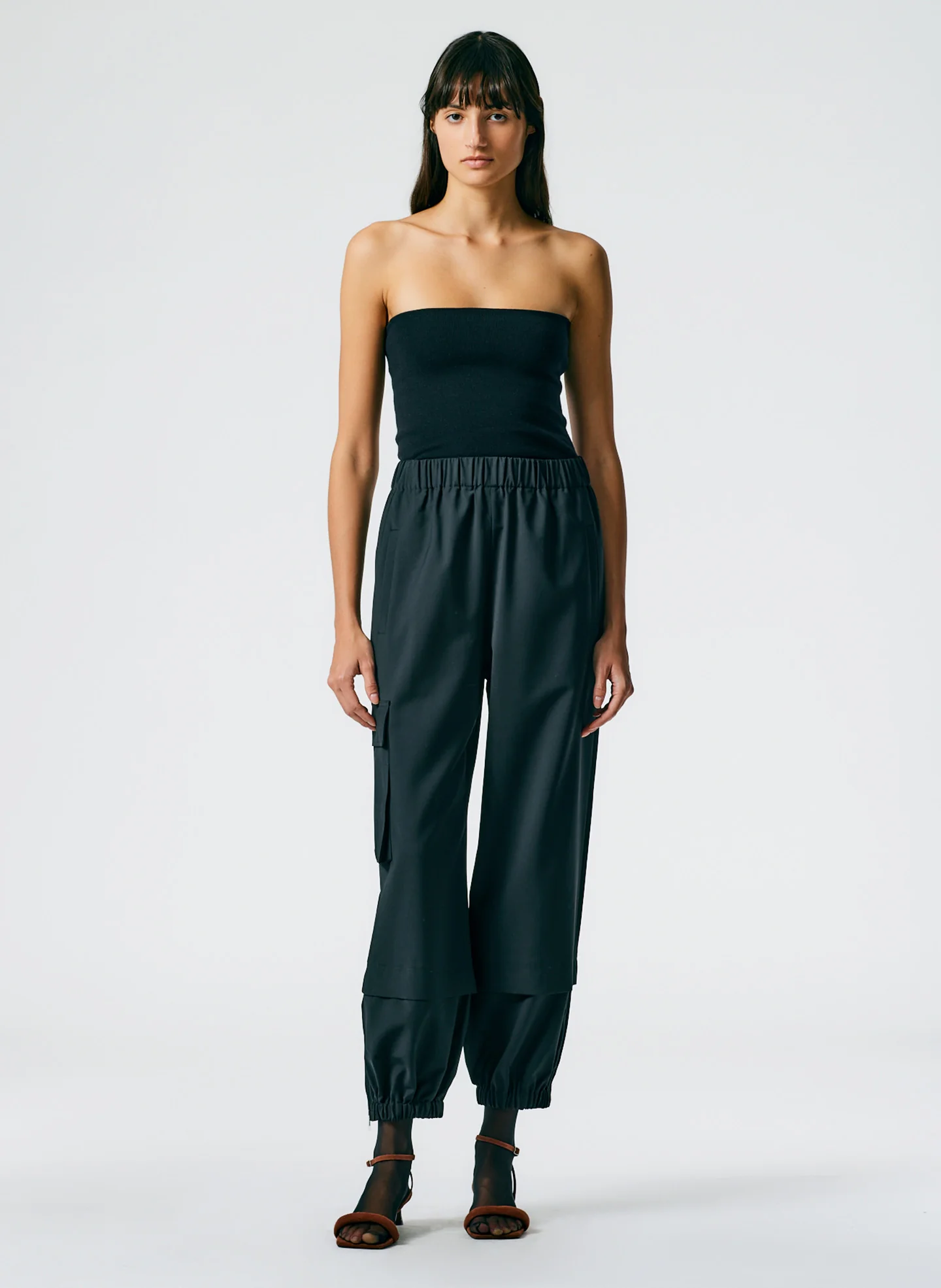 Compact Stretch Cashmere Tube Top - Image 4