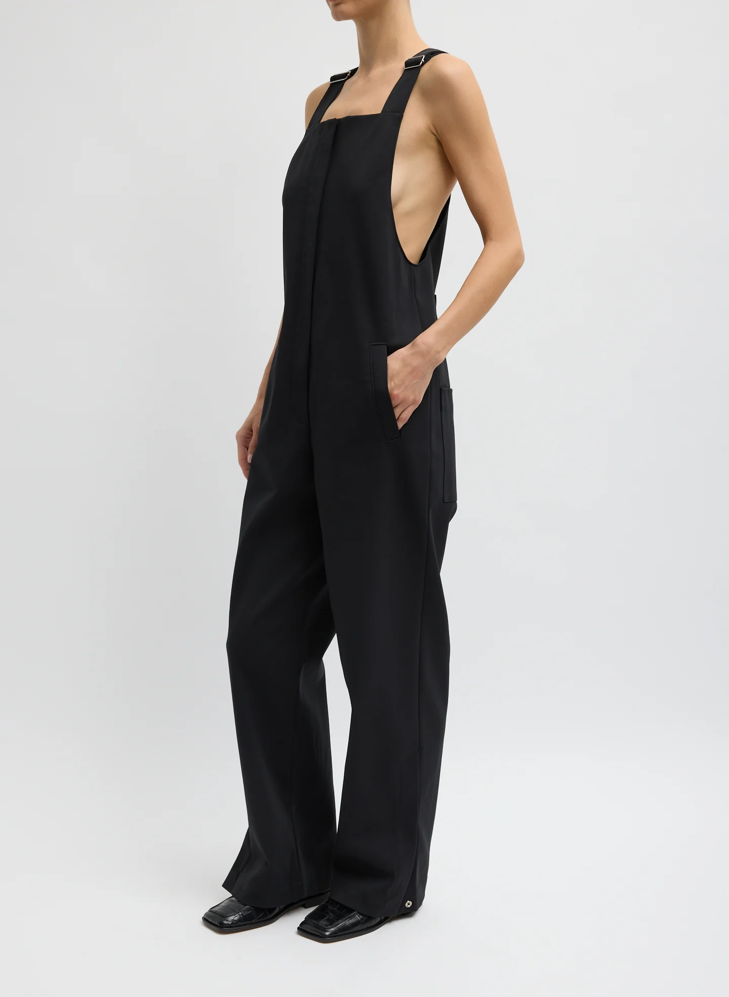 Compact Tech Knit Overalls - Image 5