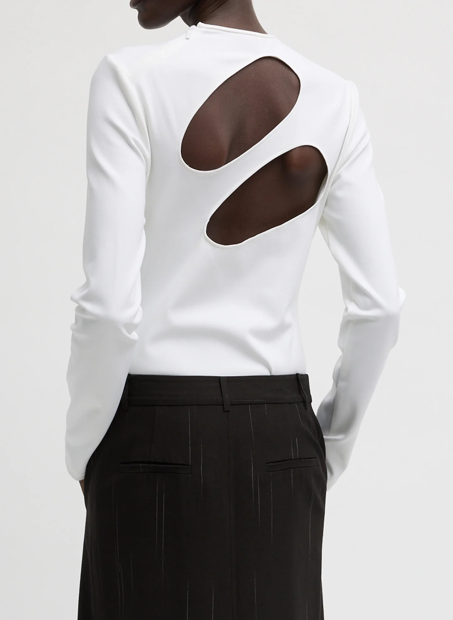 Compact Ultra Stretch Cut Out Back Top - Image 4