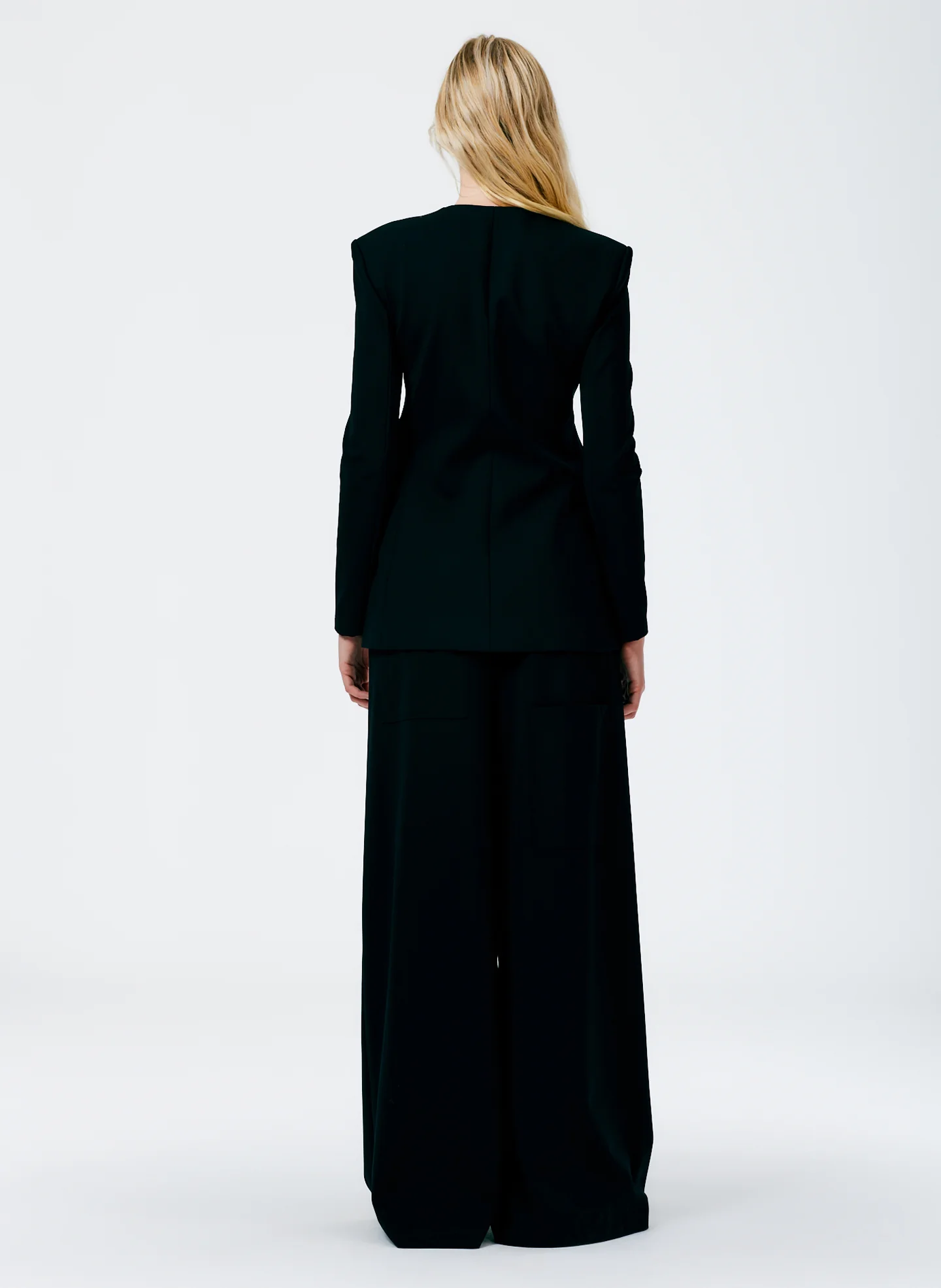 Compact Ultra Stretch Knit Fitted Blazer - Image 7