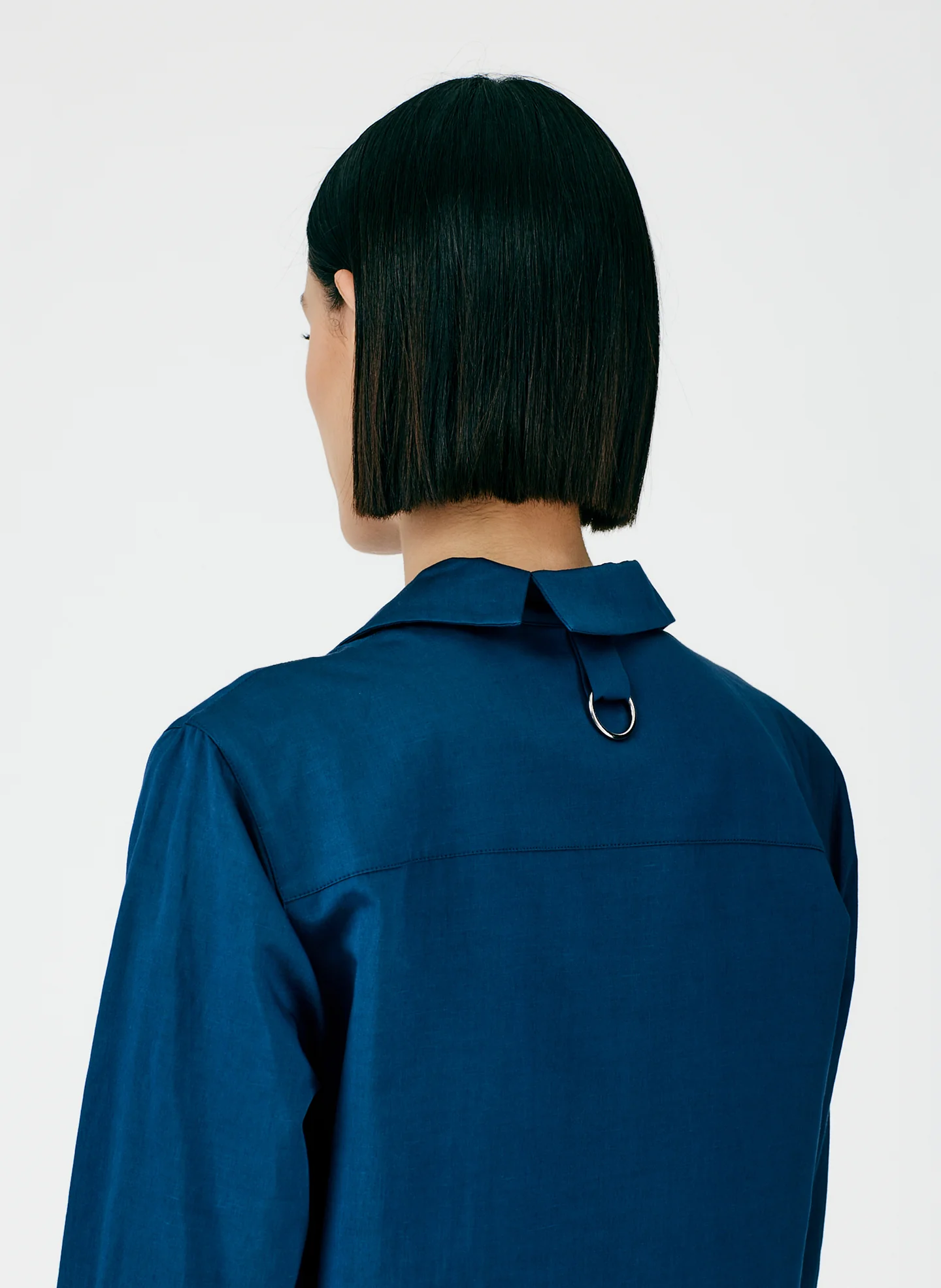 Cotton Linen Sateen Shirtdress - Image 12