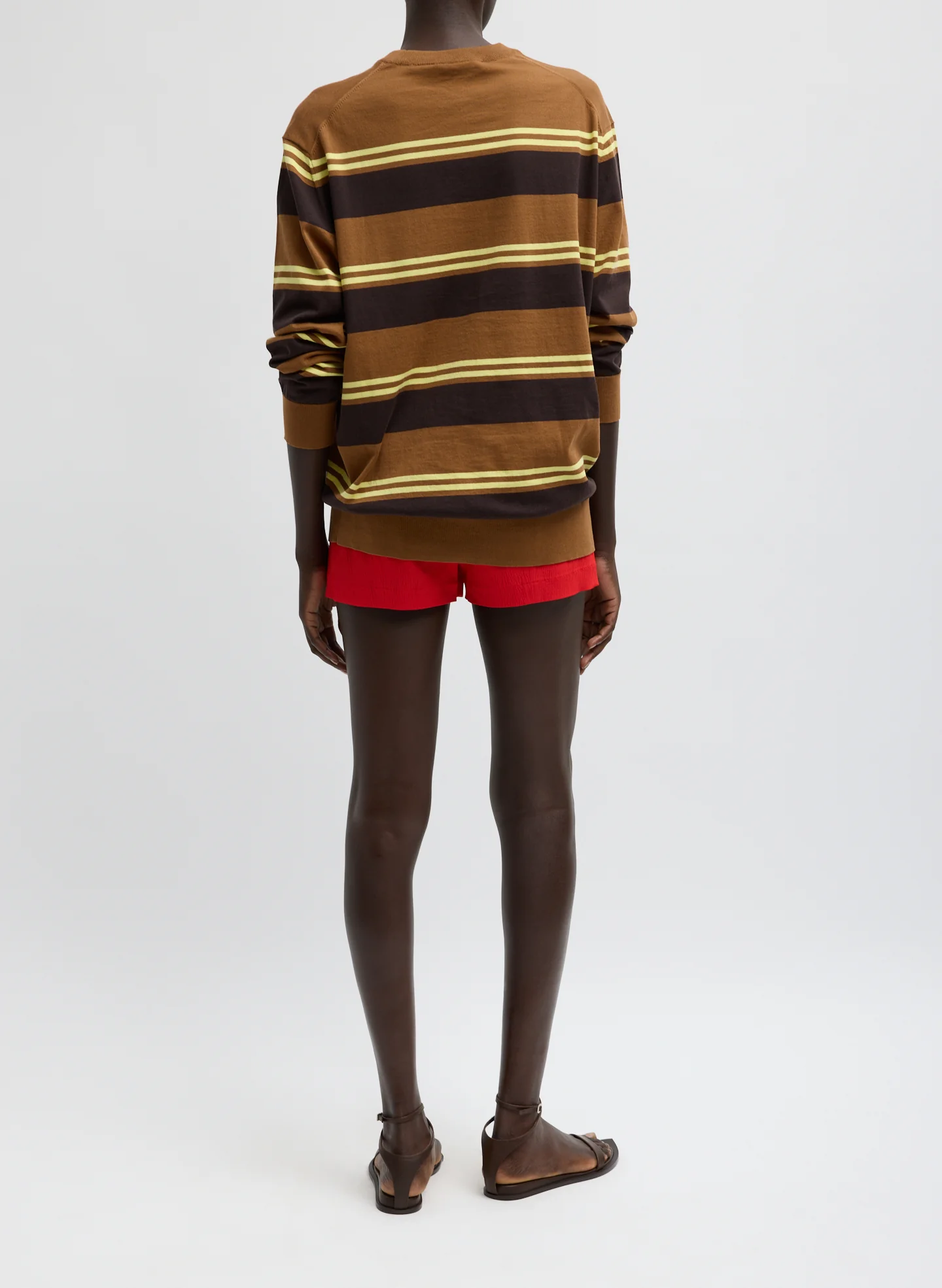 Creased Stretch Crepe Skort - Image 3