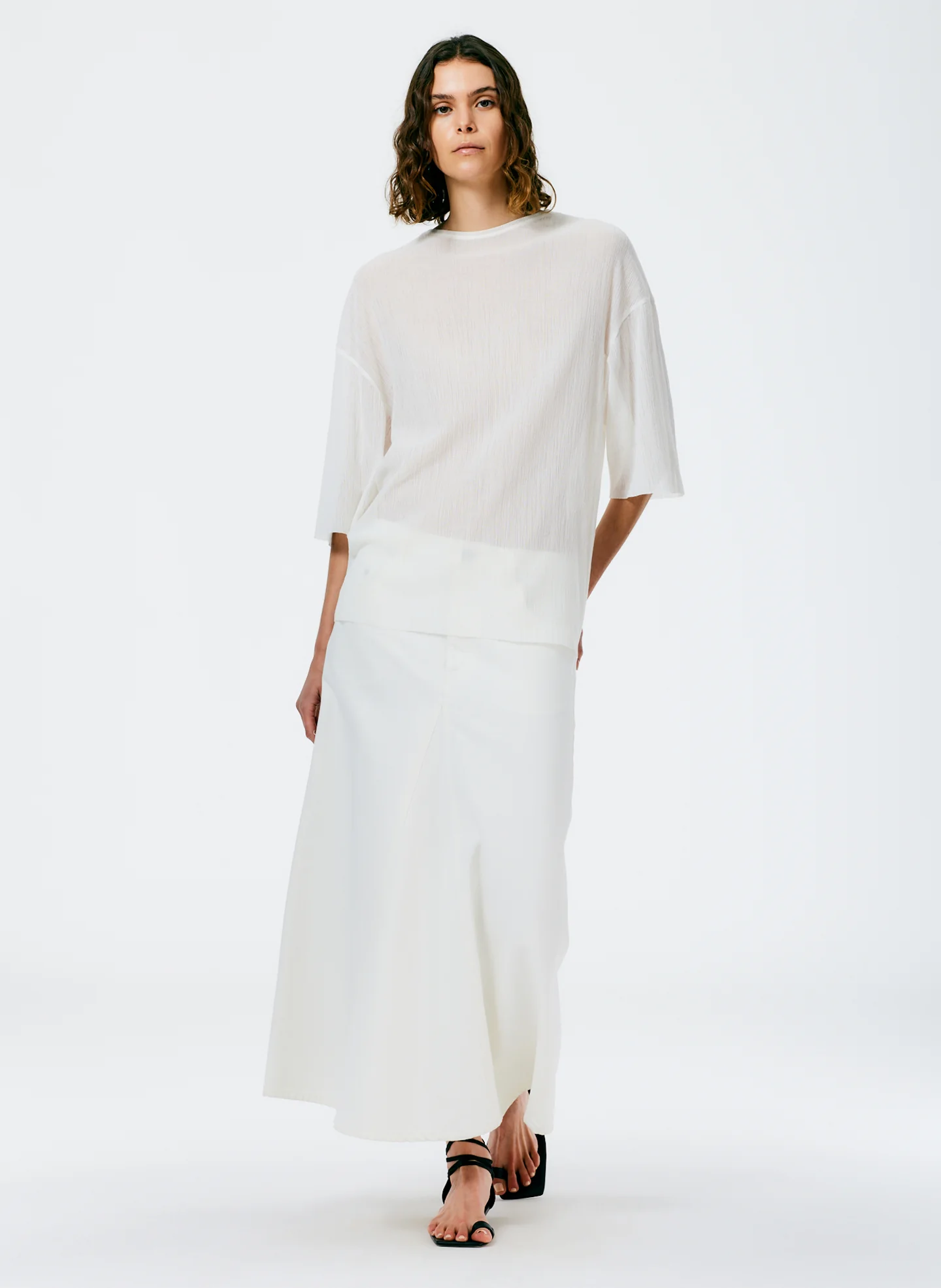 Crepe Gauze Easy T-Shirt - Image 3