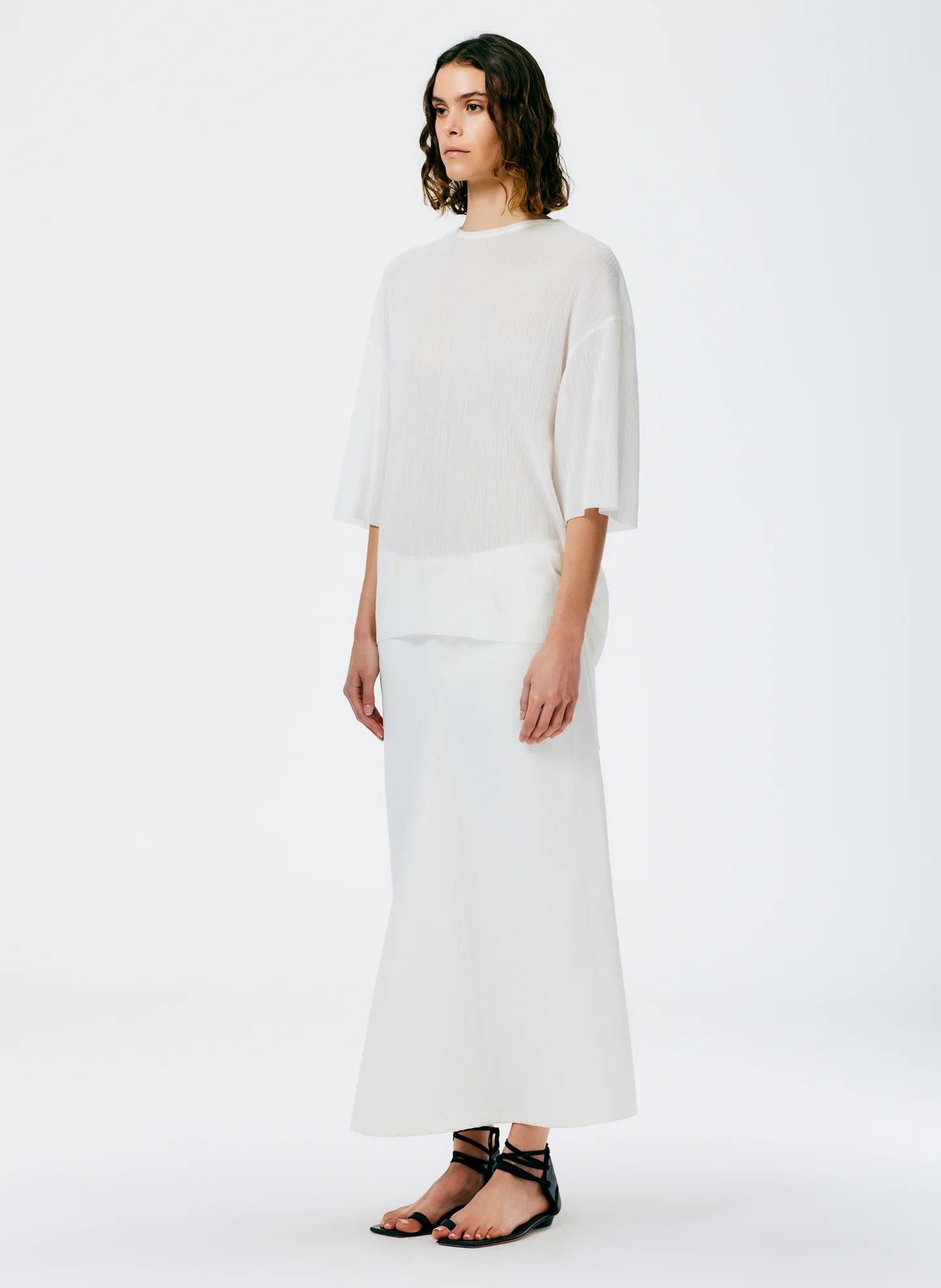 Crepe Gauze Easy T-Shirt - Image 4