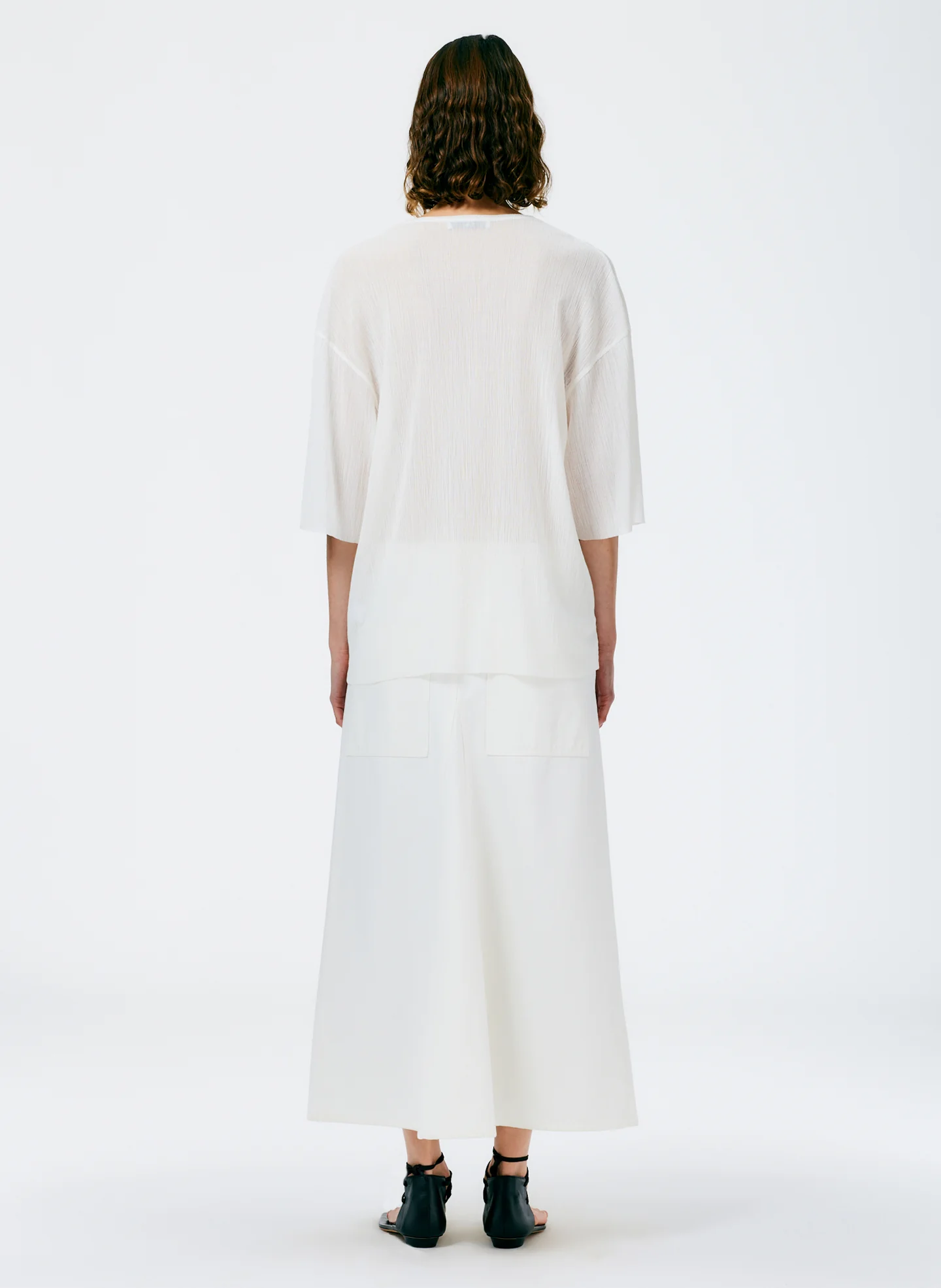 Crepe Gauze Easy T-Shirt - Image 5